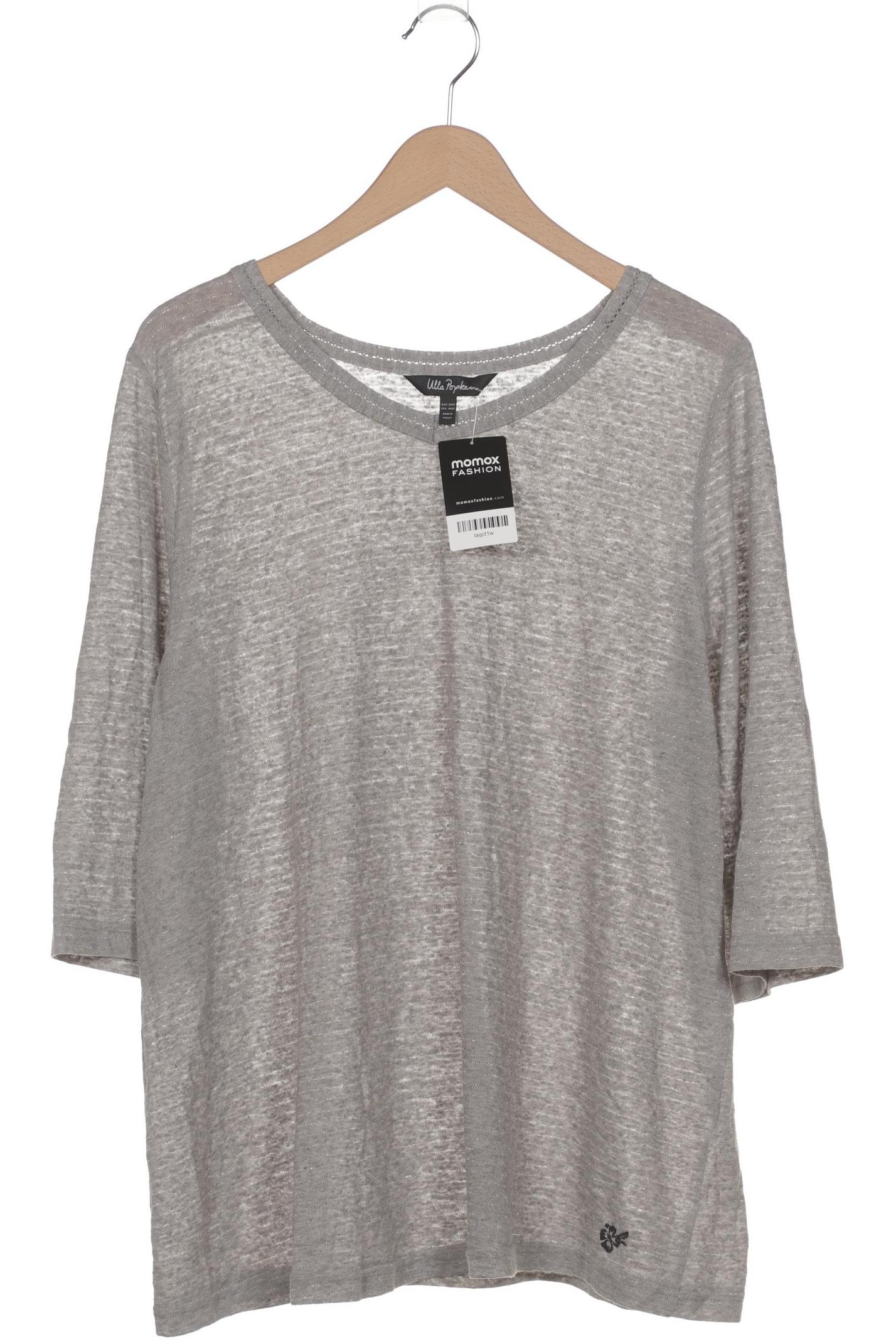 

Ulla Popken Damen Langarmshirt, grau, Gr. 50