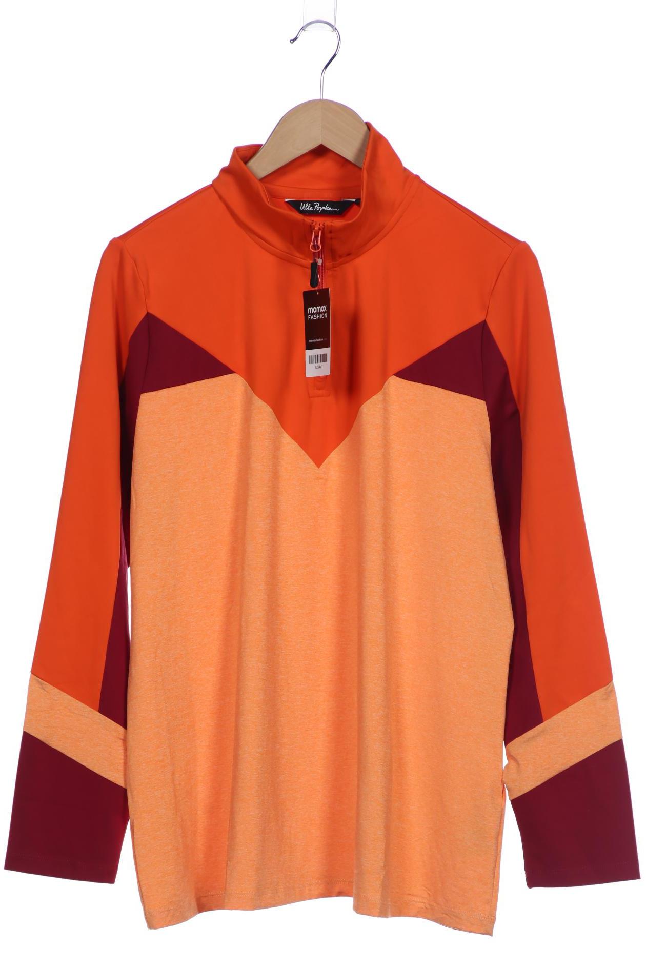 

Ulla Popken Damen Langarmshirt, orange, Gr. 46