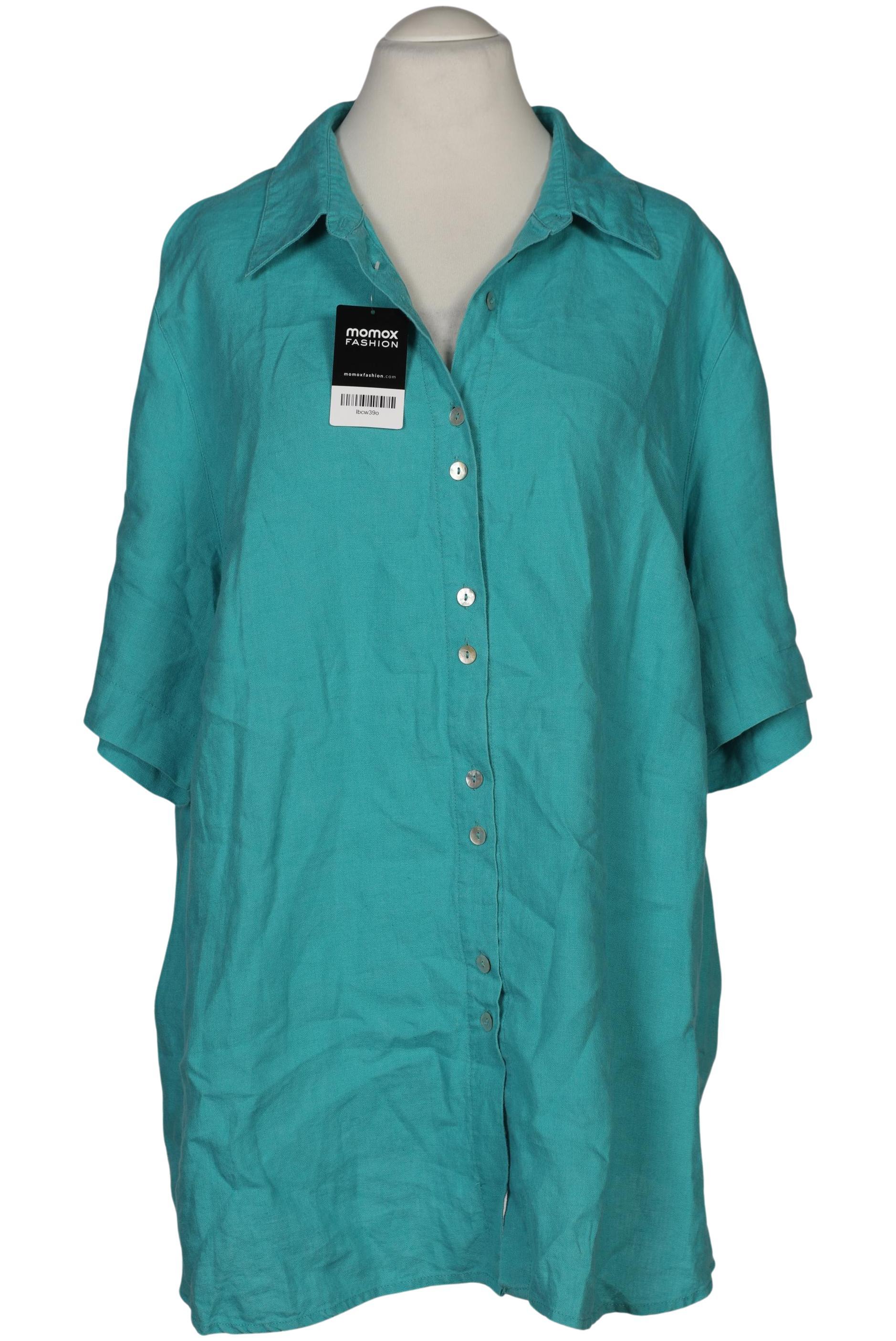 

Ulla Popken Damen Bluse, türkis, Gr. 54