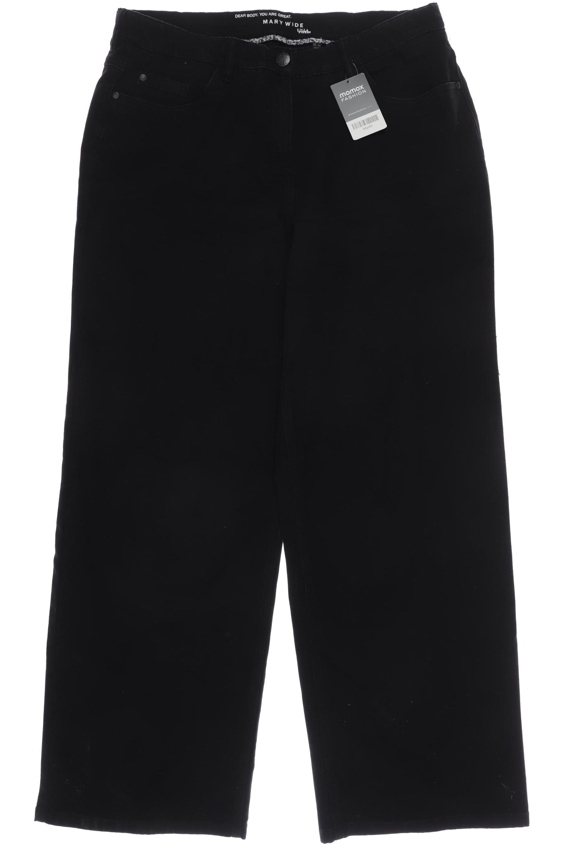 Thumbnail - Ulla Popken Damen Jeans, schwarz, Gr. 92