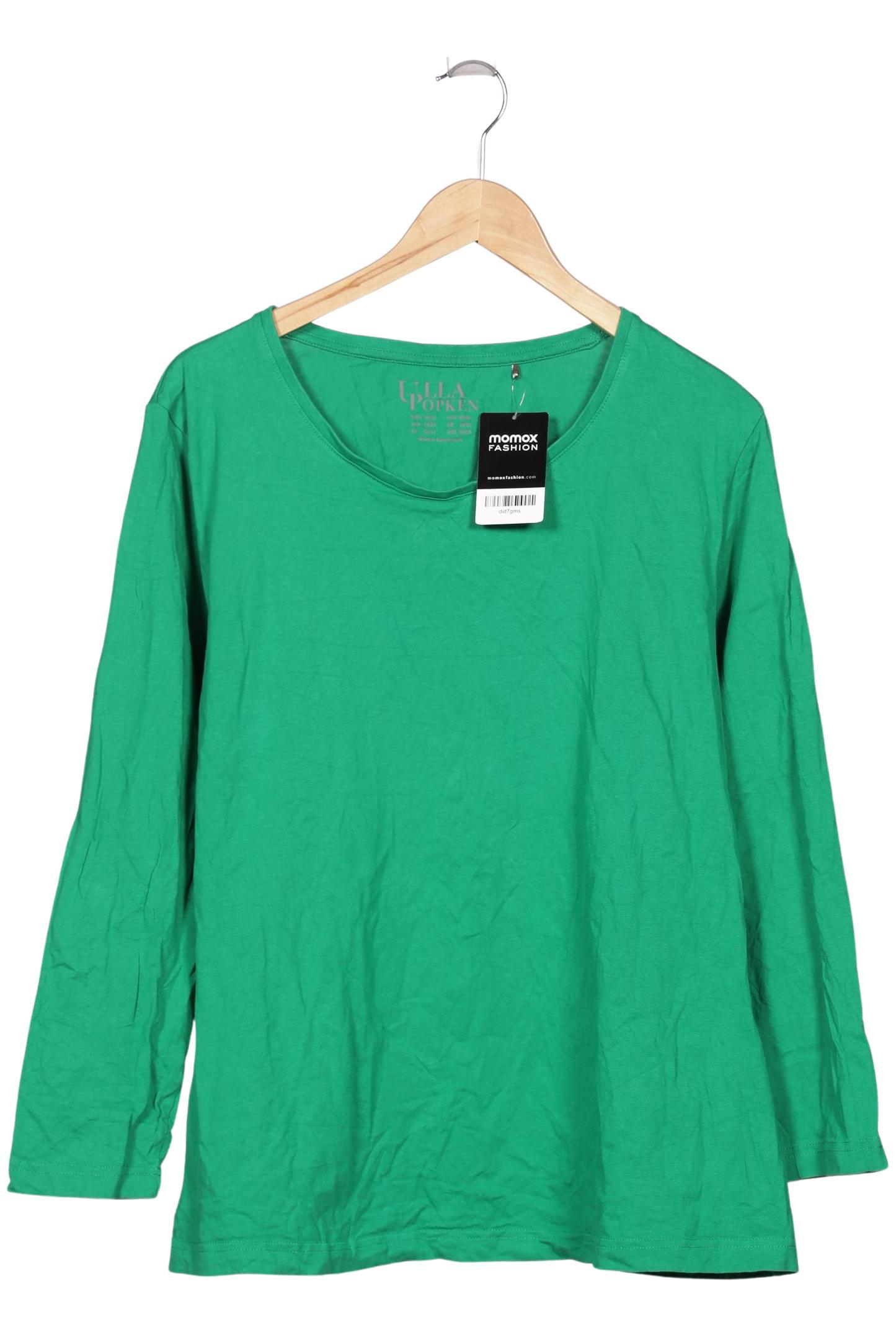 

Ulla Popken Damen Langarmshirt, grün, Gr. 50