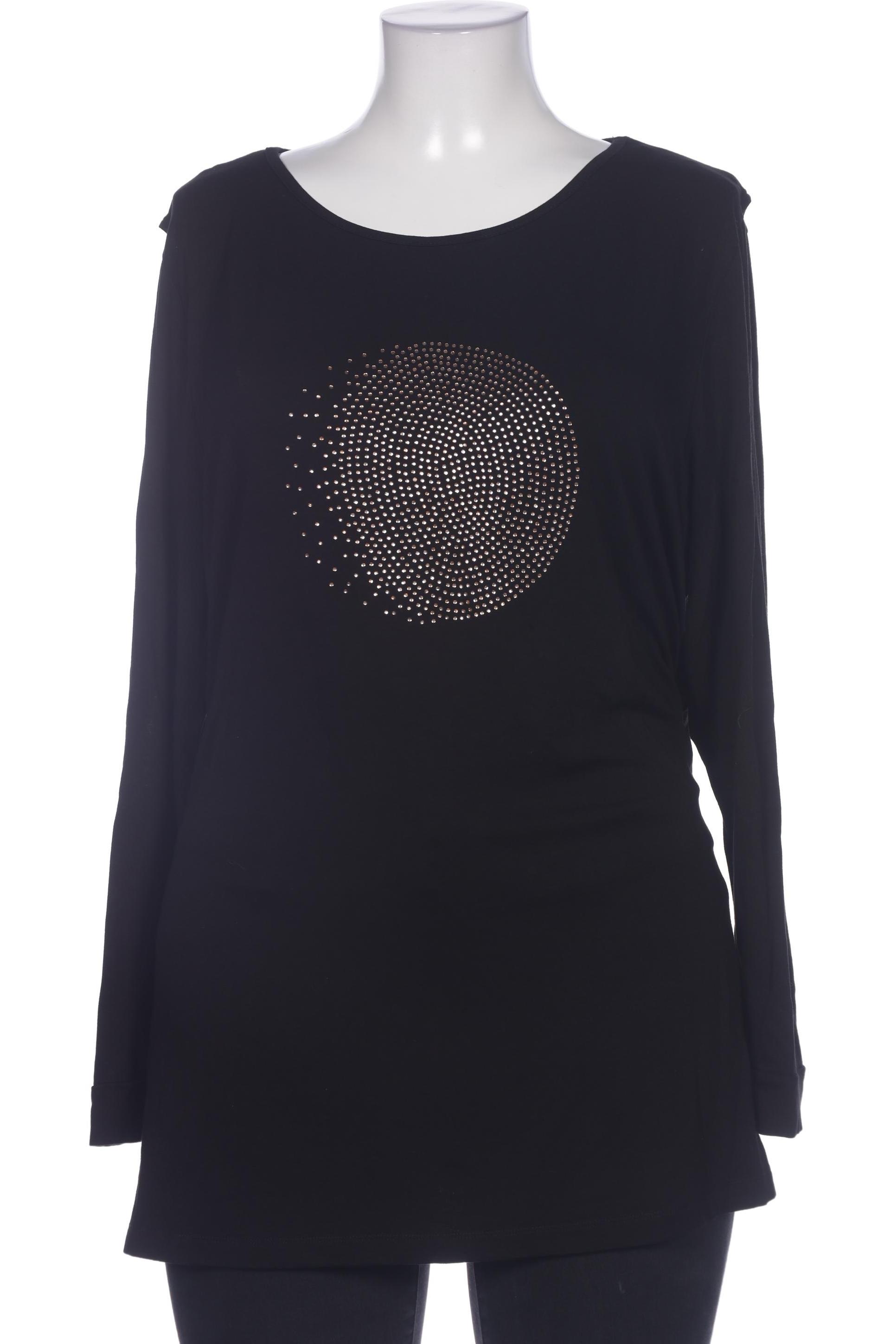 

Ulla Popken Damen Langarmshirt, schwarz, Gr. 46