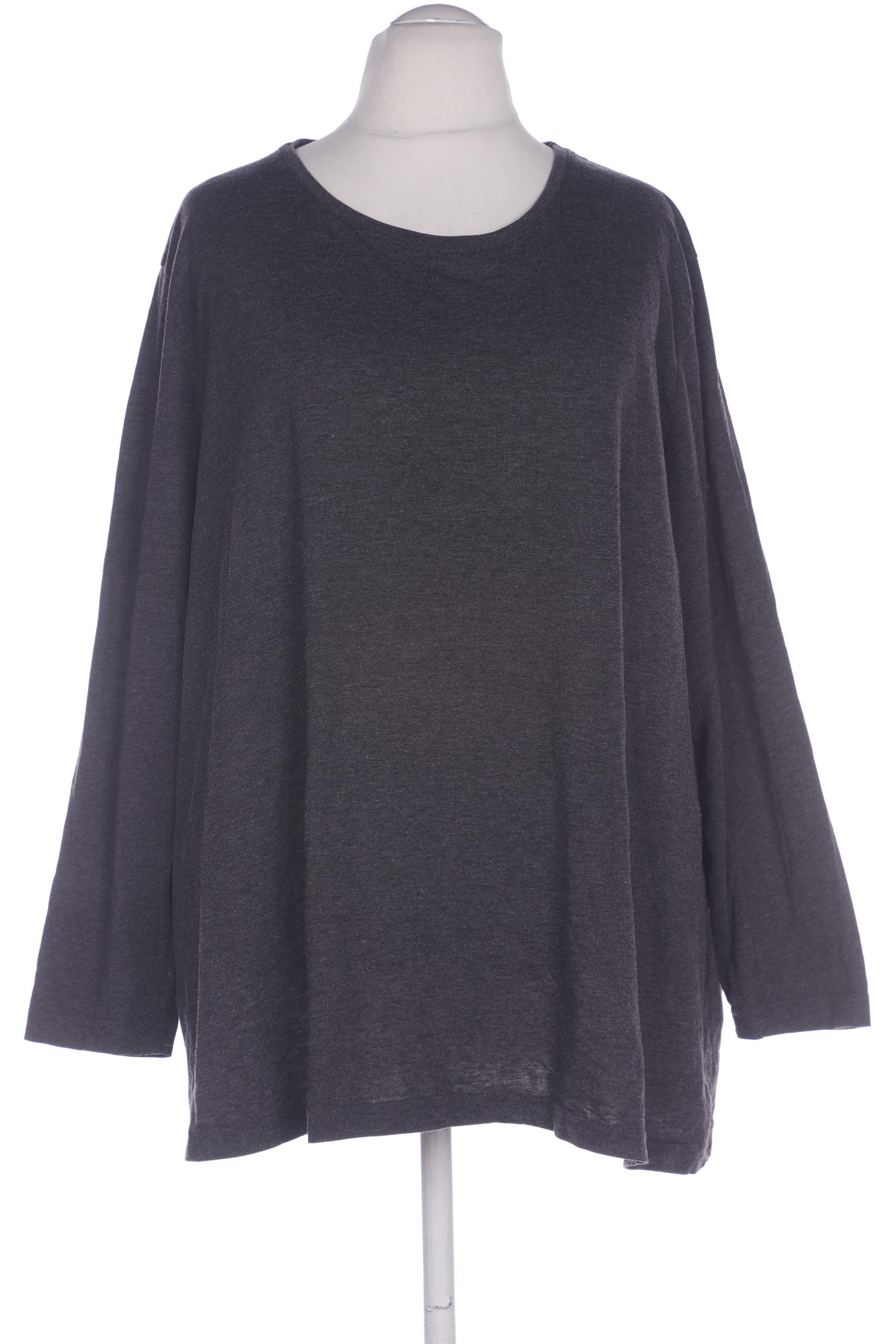 

Ulla Popken Damen Langarmshirt, grau, Gr. 58