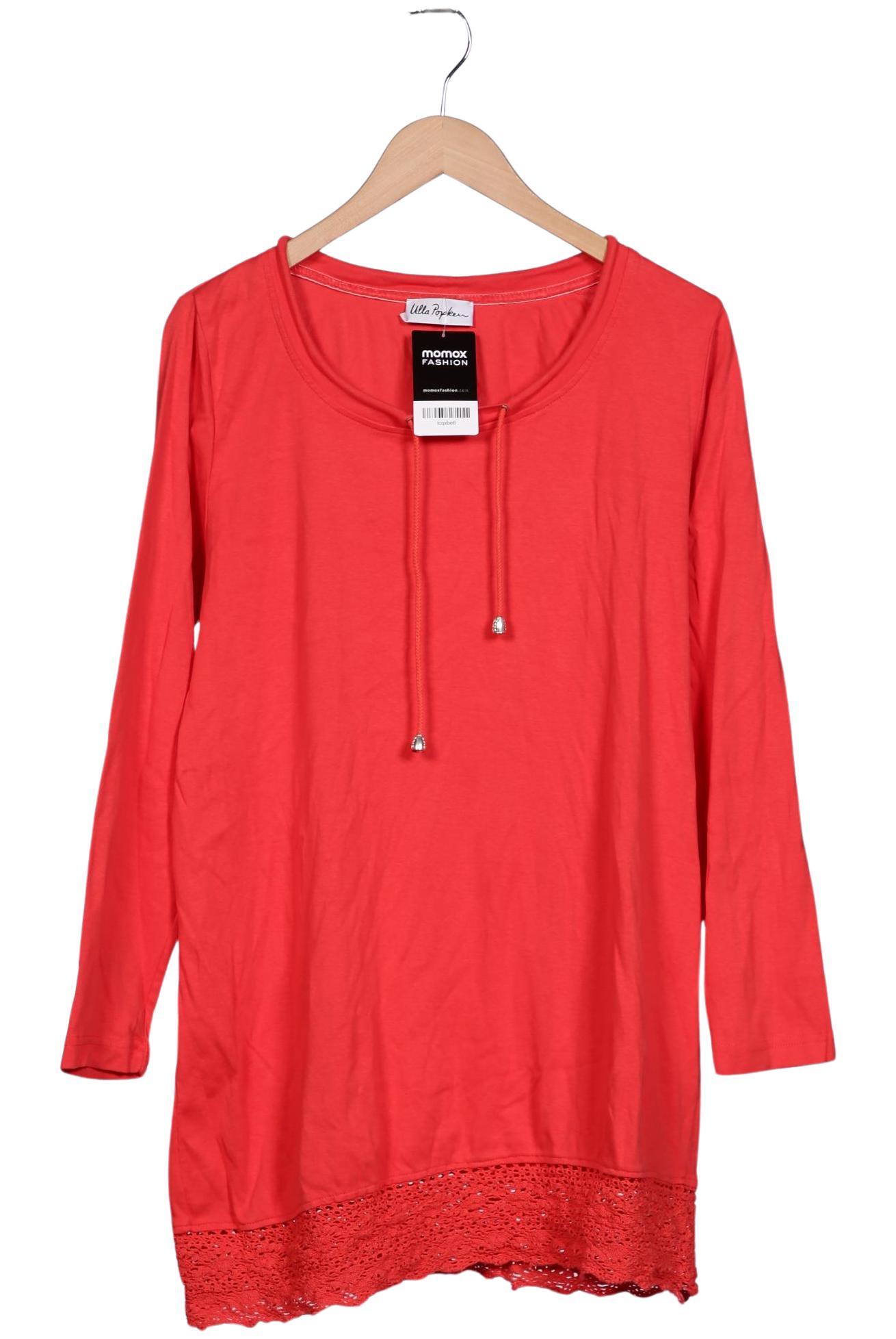 

Ulla Popken Damen Langarmshirt, rot, Gr. 42