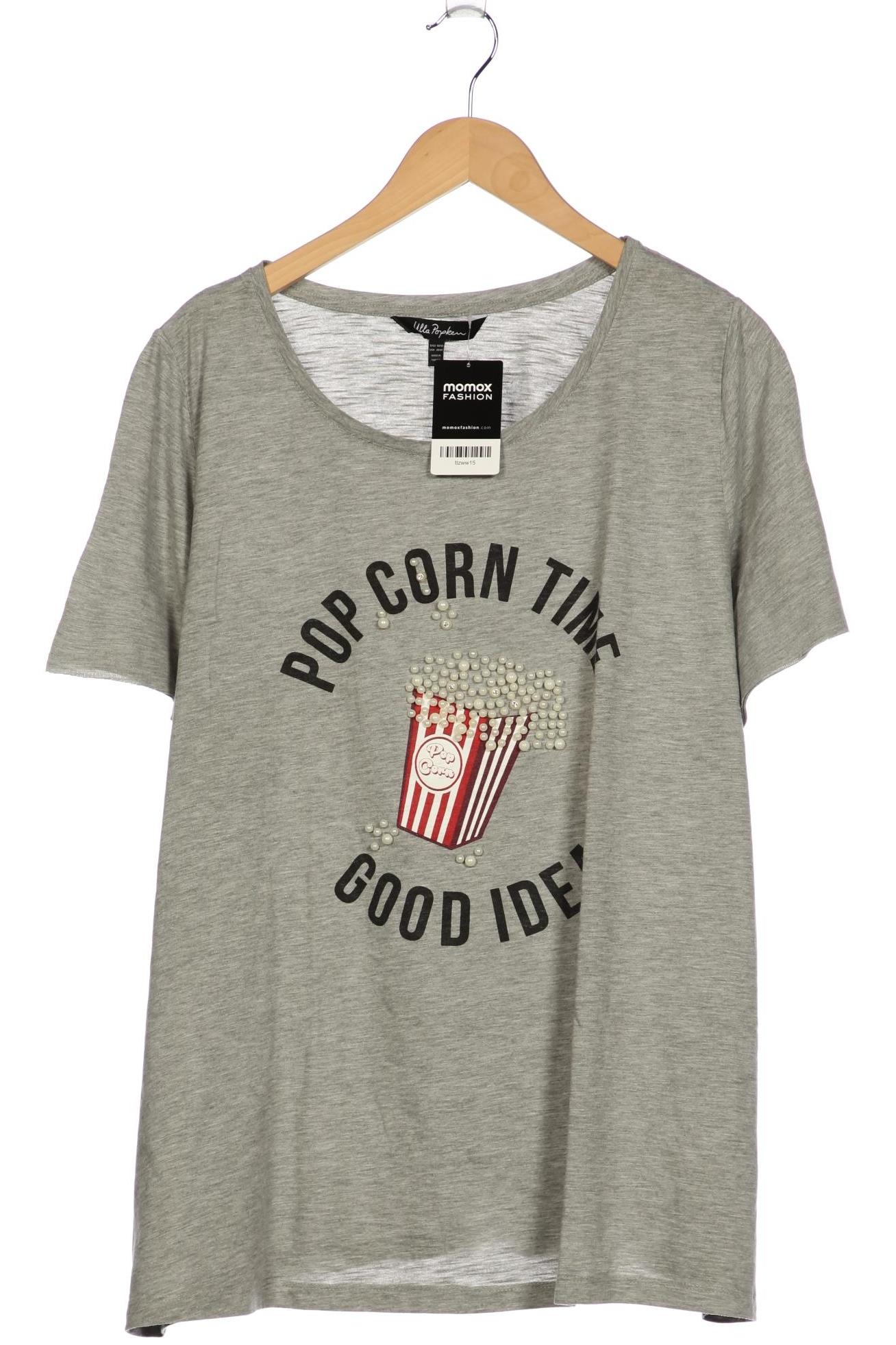 

Ulla Popken Damen T-Shirt, grau, Gr. 50