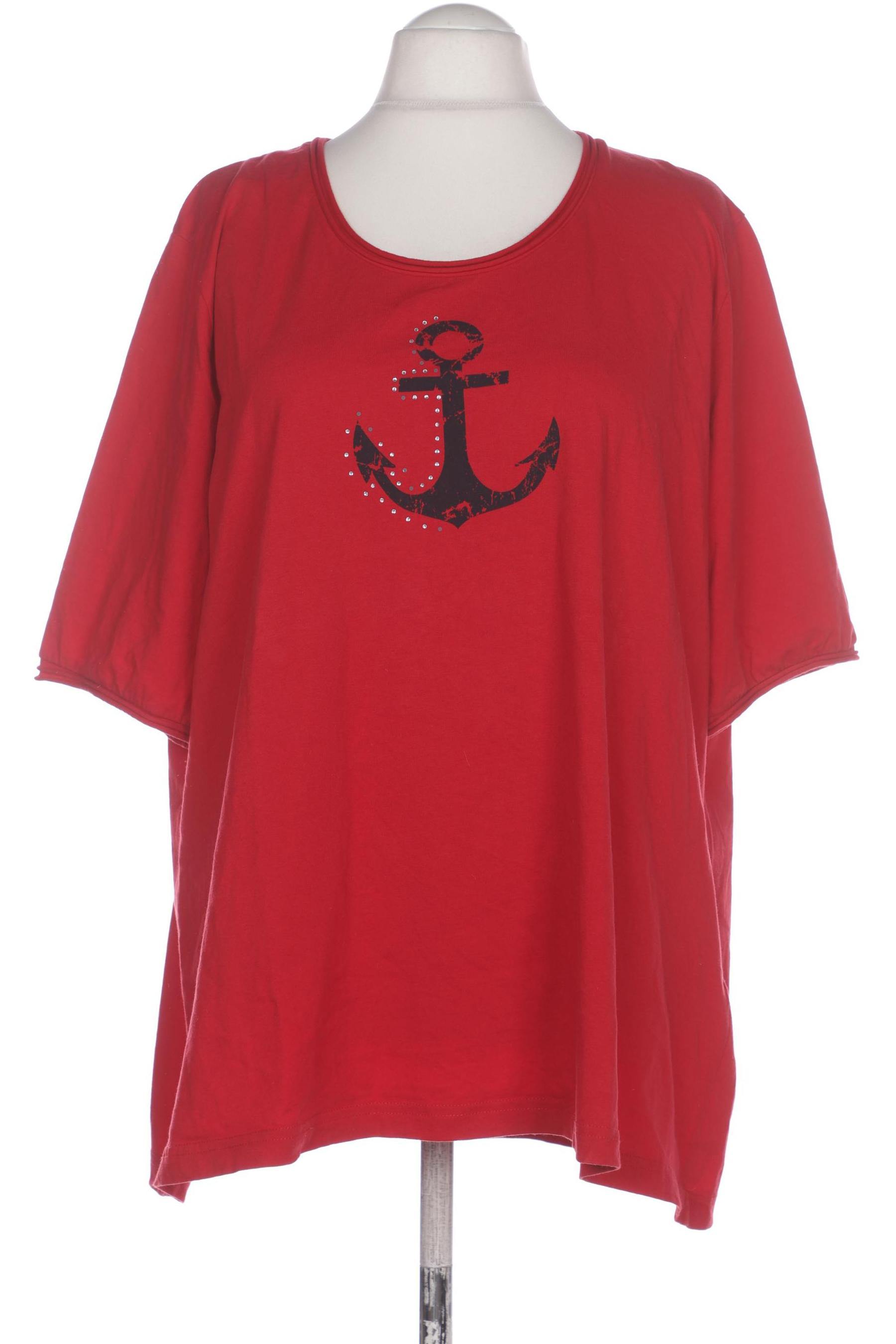 

Ulla Popken Damen T-Shirt, rot, Gr. 54