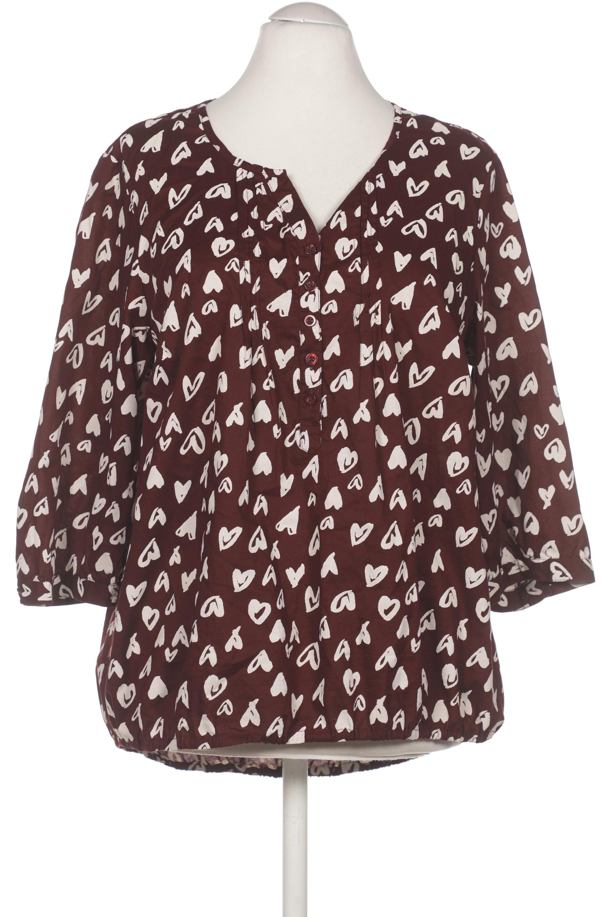 

Ulla Popken Damen Bluse, bordeaux, Gr. 42
