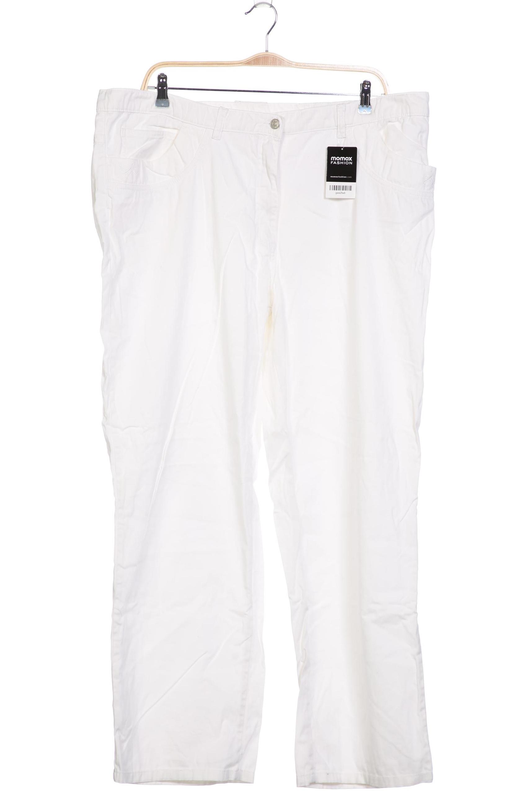 

Ulla Popken Damen Stoffhose, weiß, Gr. 52