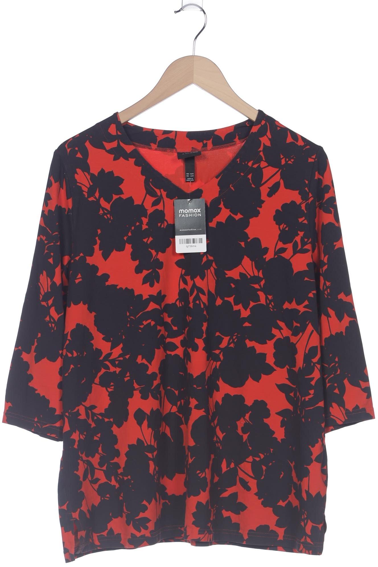 

Ulla Popken Damen Langarmshirt, rot, Gr. 46