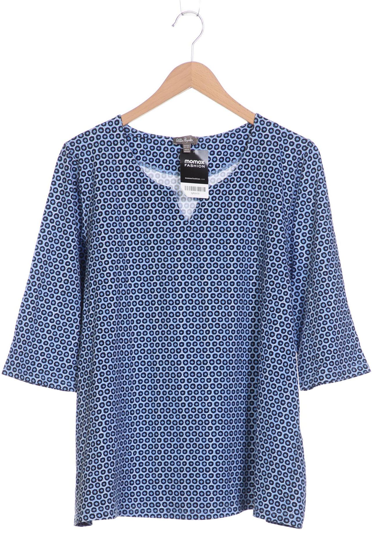 

Ulla Popken Damen Langarmshirt, blau