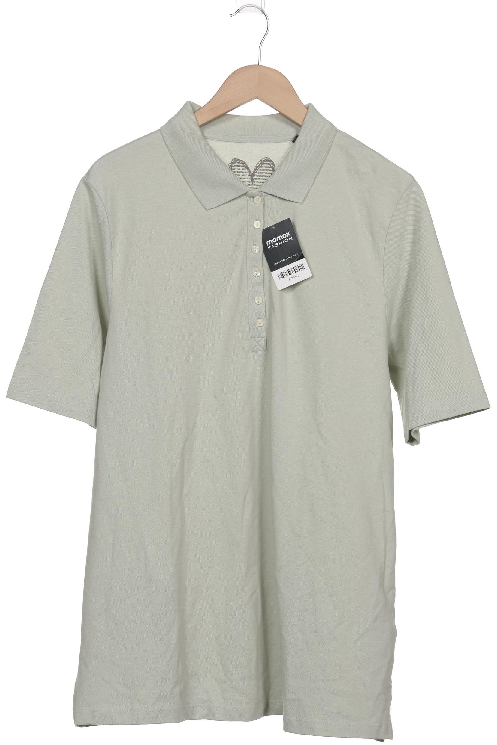 

Ulla Popken Damen Poloshirt, hellgrün, Gr. 42
