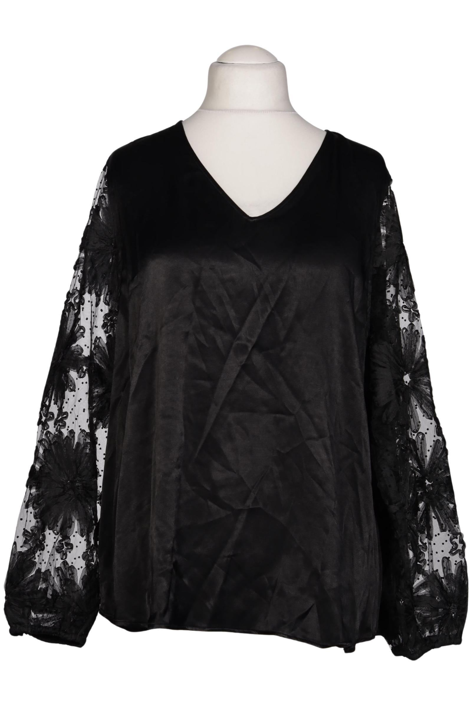 

Ulla Popken Damen Bluse, schwarz, Gr. 46