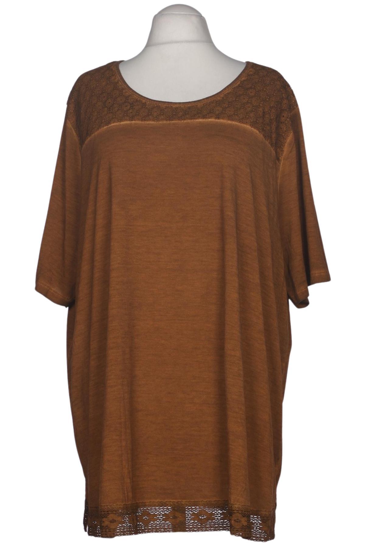 

Ulla Popken Damen T-Shirt, braun, Gr. 58