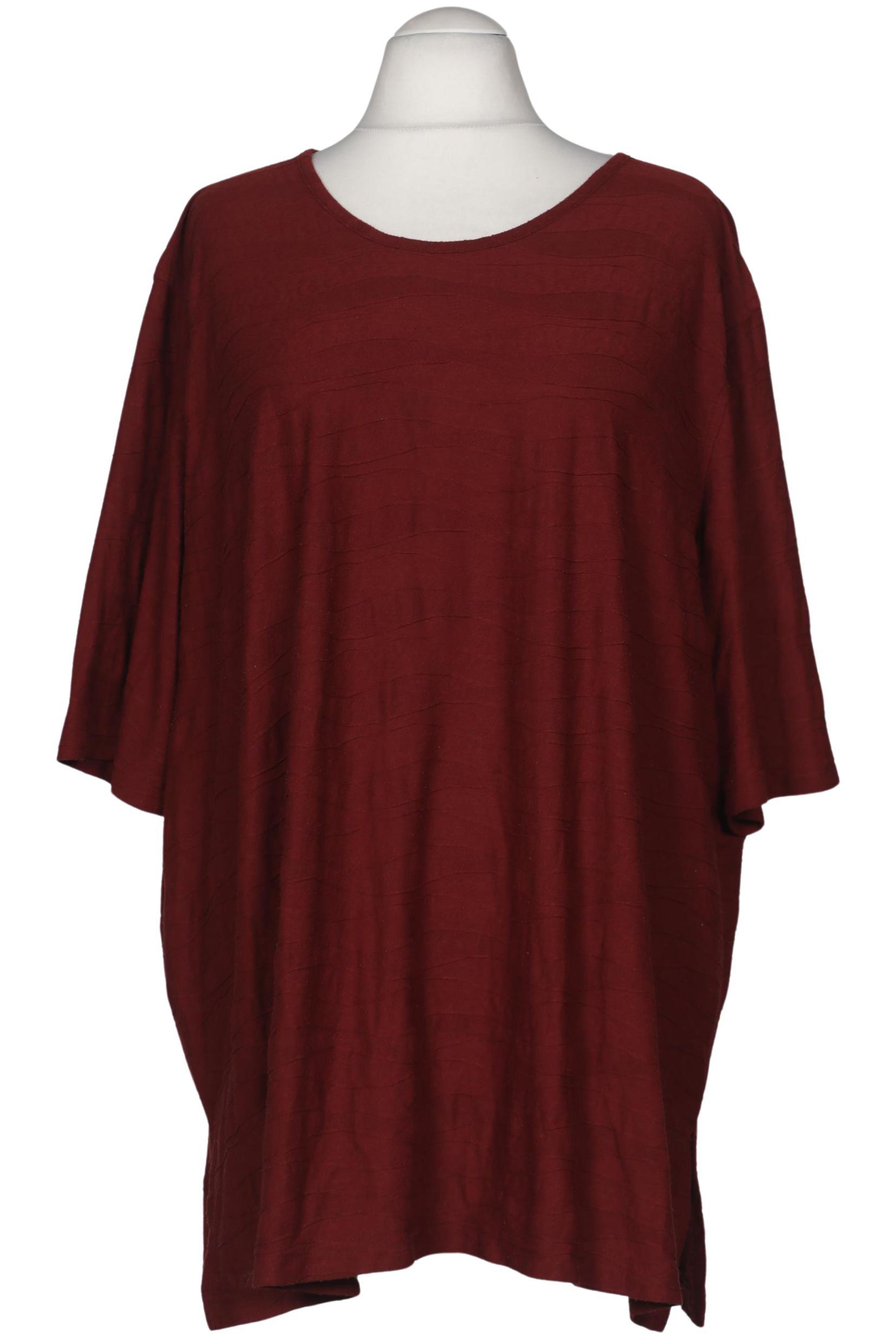 

Ulla Popken Damen T-Shirt, bordeaux, Gr. 58