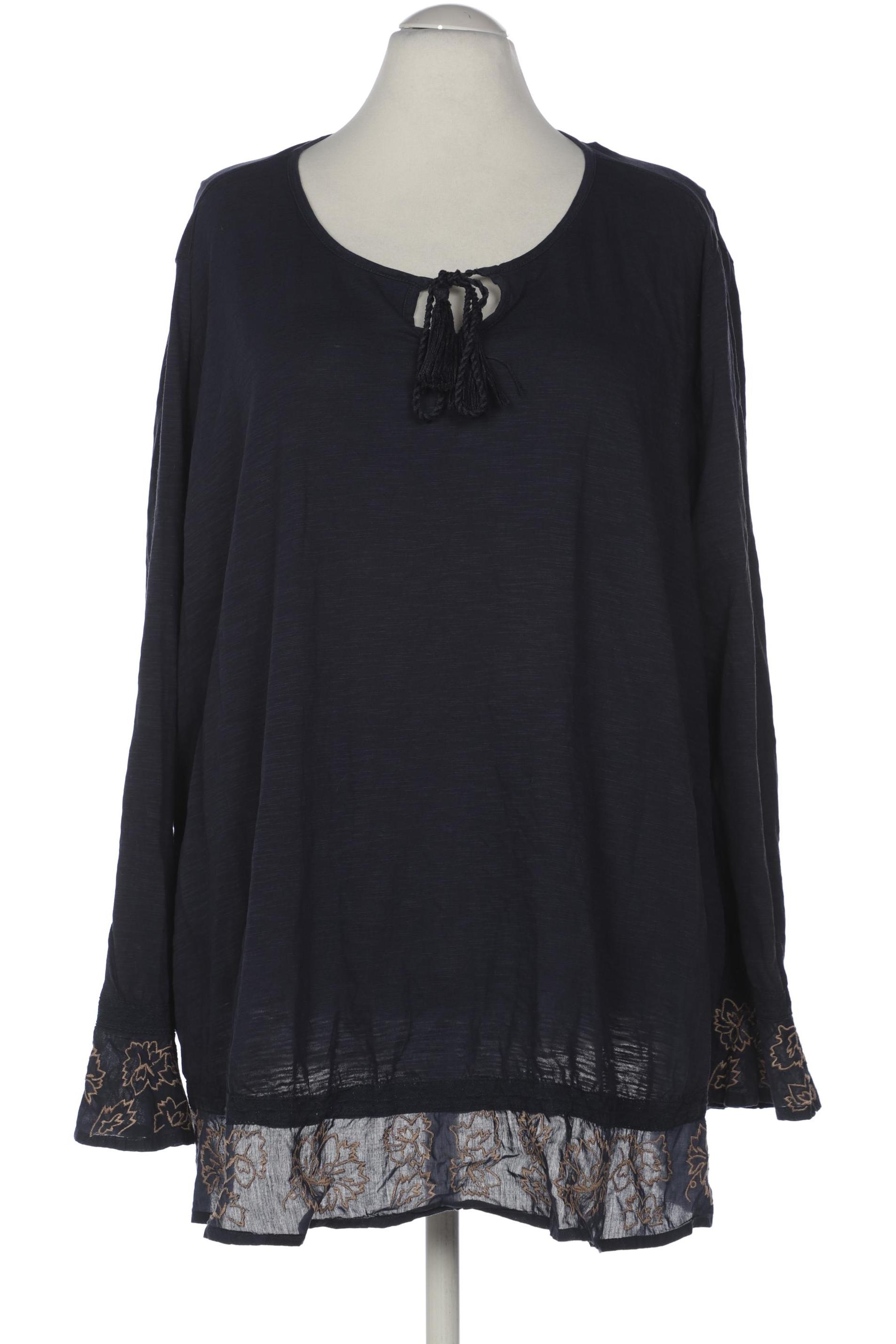 

Ulla Popken Damen Langarmshirt, marineblau, Gr. 54