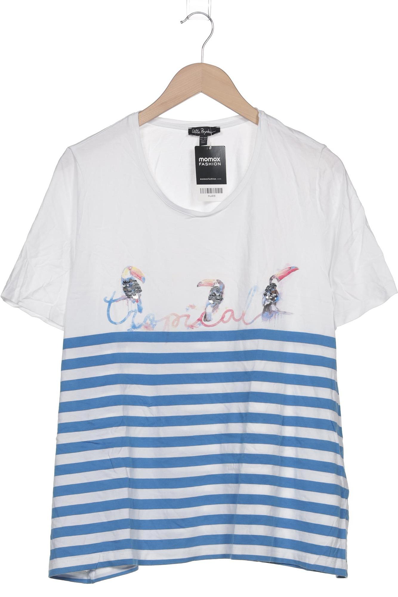 

Ulla Popken Damen T-Shirt, weiß, Gr. 46