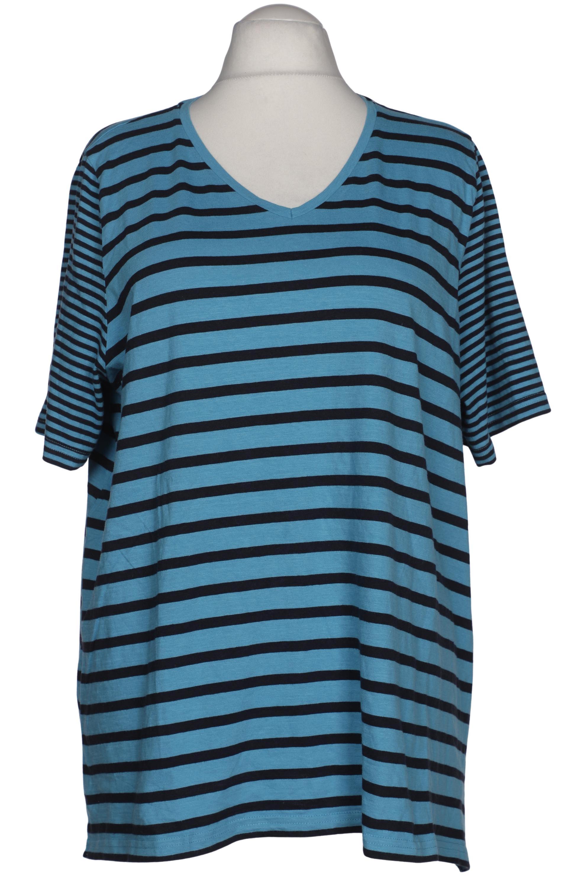 

Ulla Popken Damen T-Shirt, blau, Gr. 52