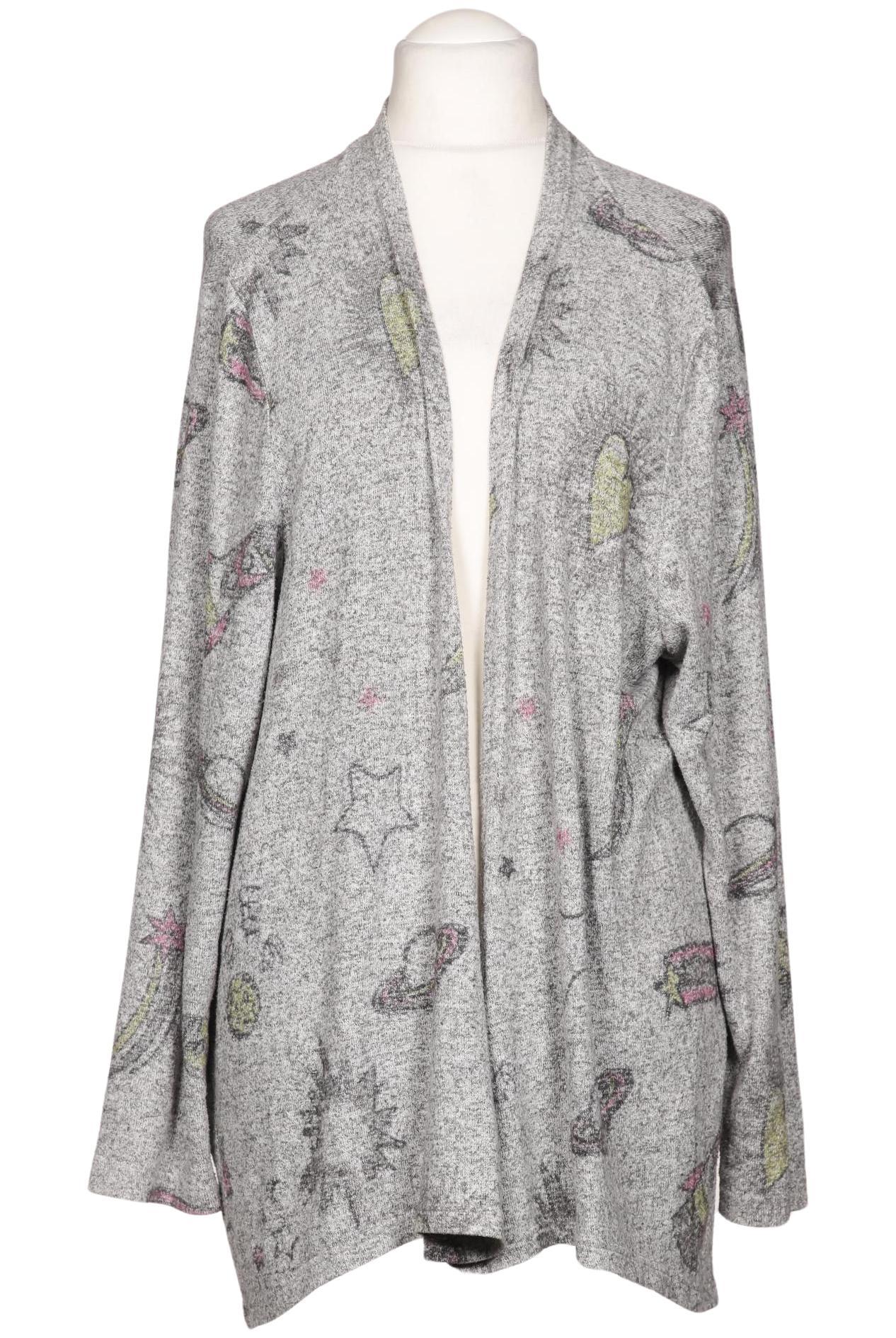 

Ulla Popken Damen Strickjacke, grau, Gr. 50