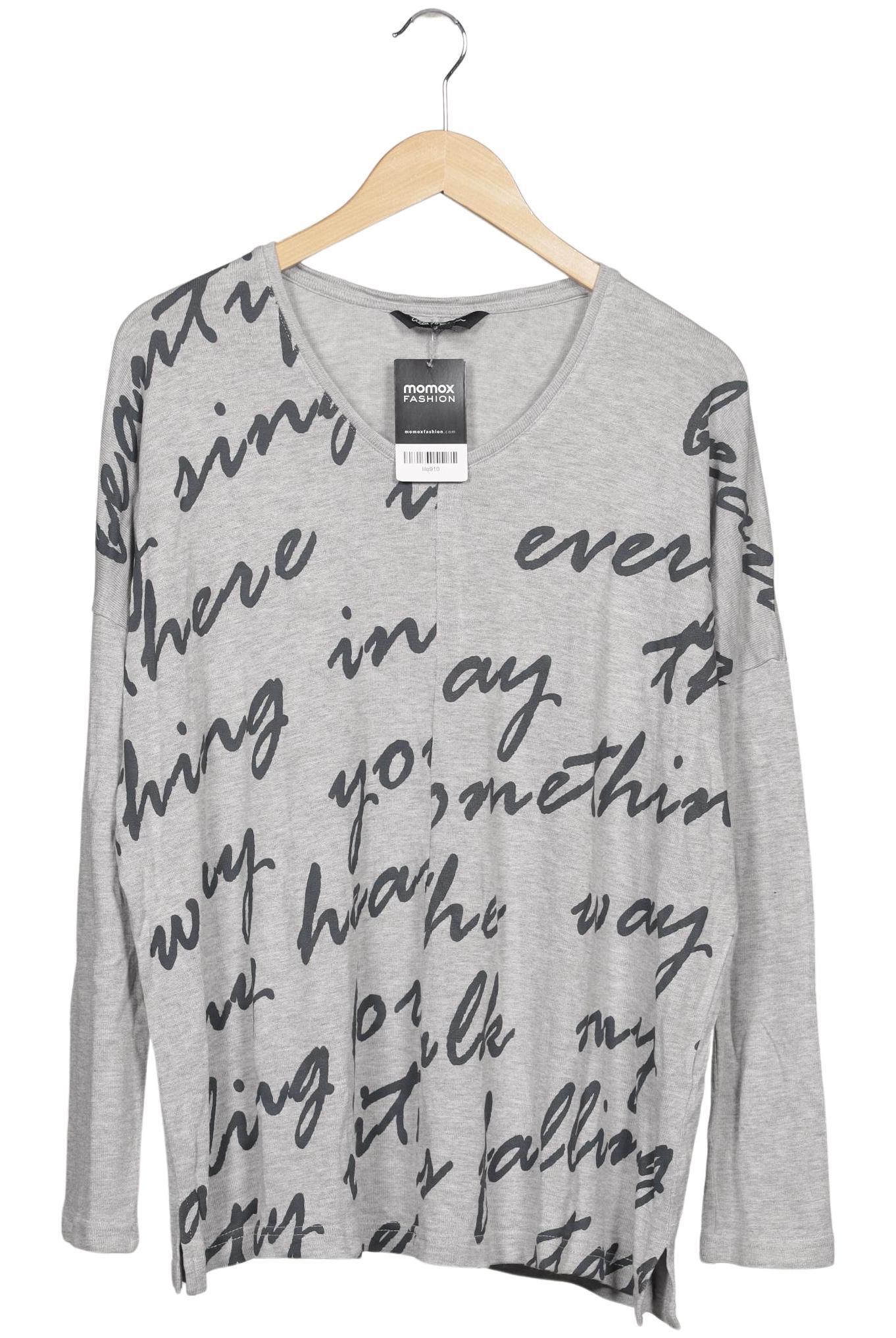 

Ulla Popken Damen Langarmshirt, grau, Gr. 46