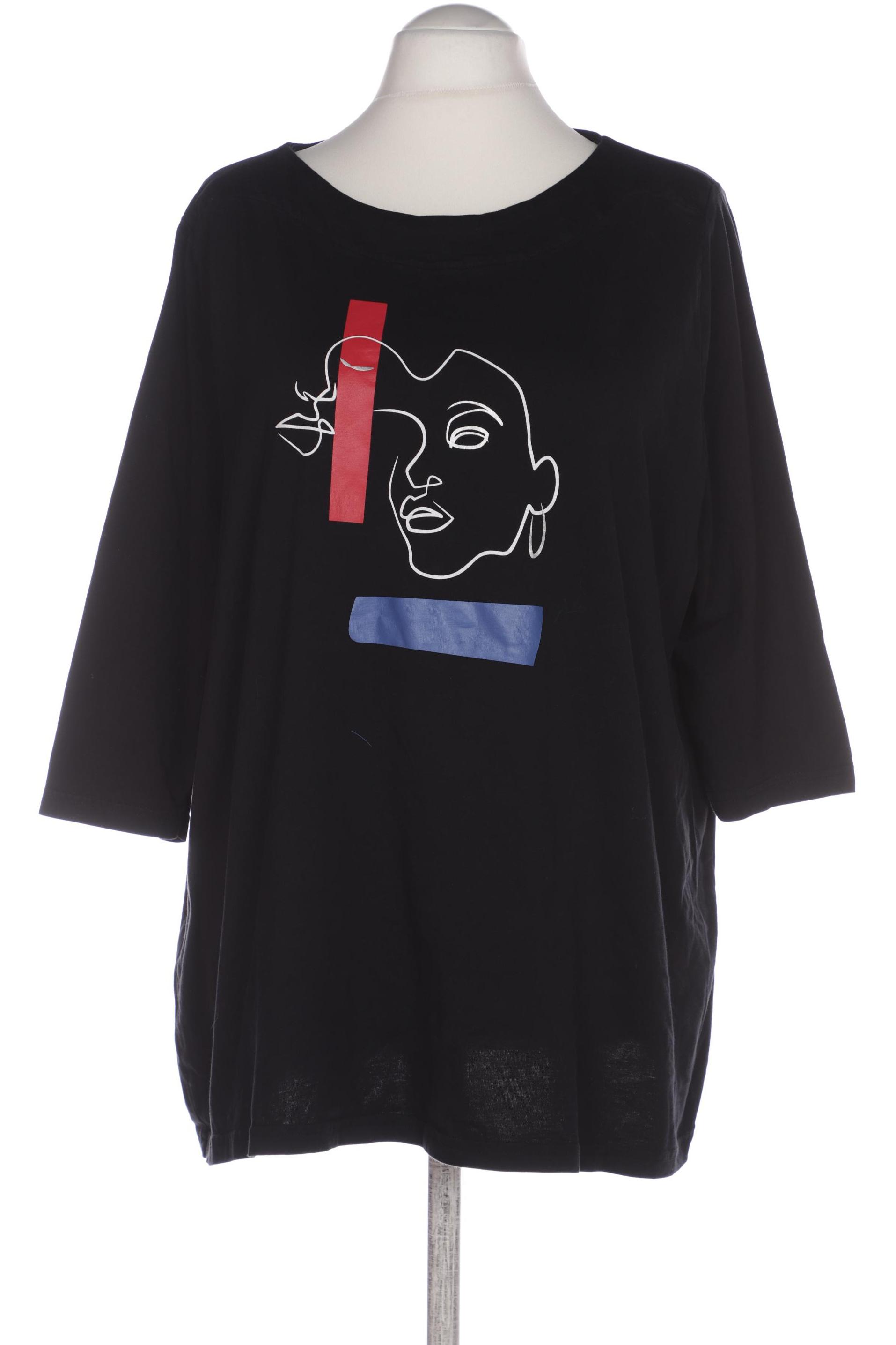 

Ulla Popken Damen T-Shirt, schwarz, Gr. 54