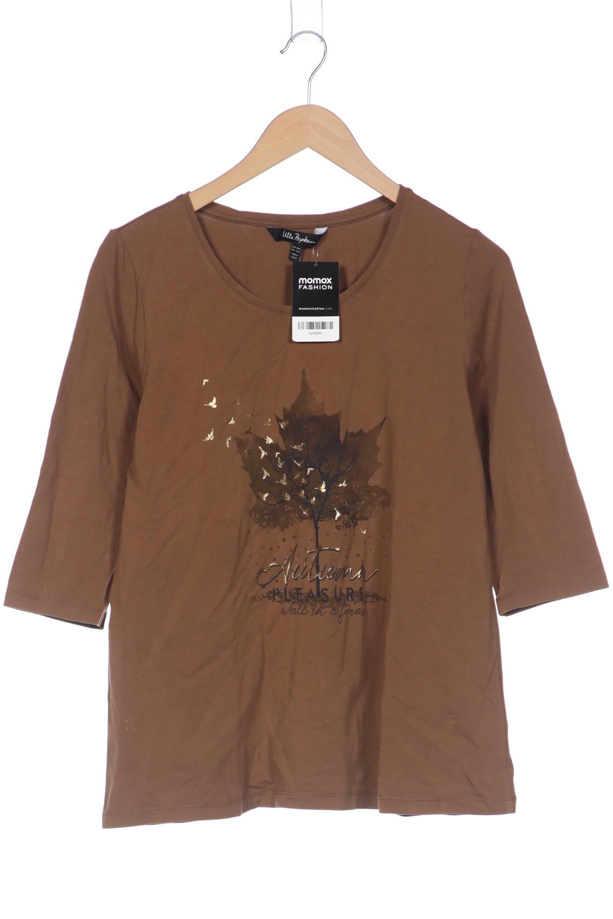 

Ulla Popken Damen Langarmshirt, braun, Gr. 42