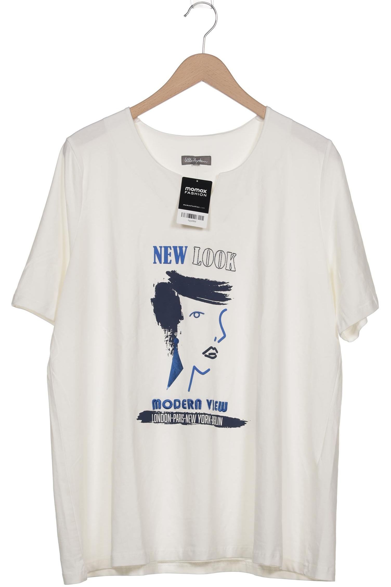

Ulla Popken Damen T-Shirt, cremeweiß, Gr. 48