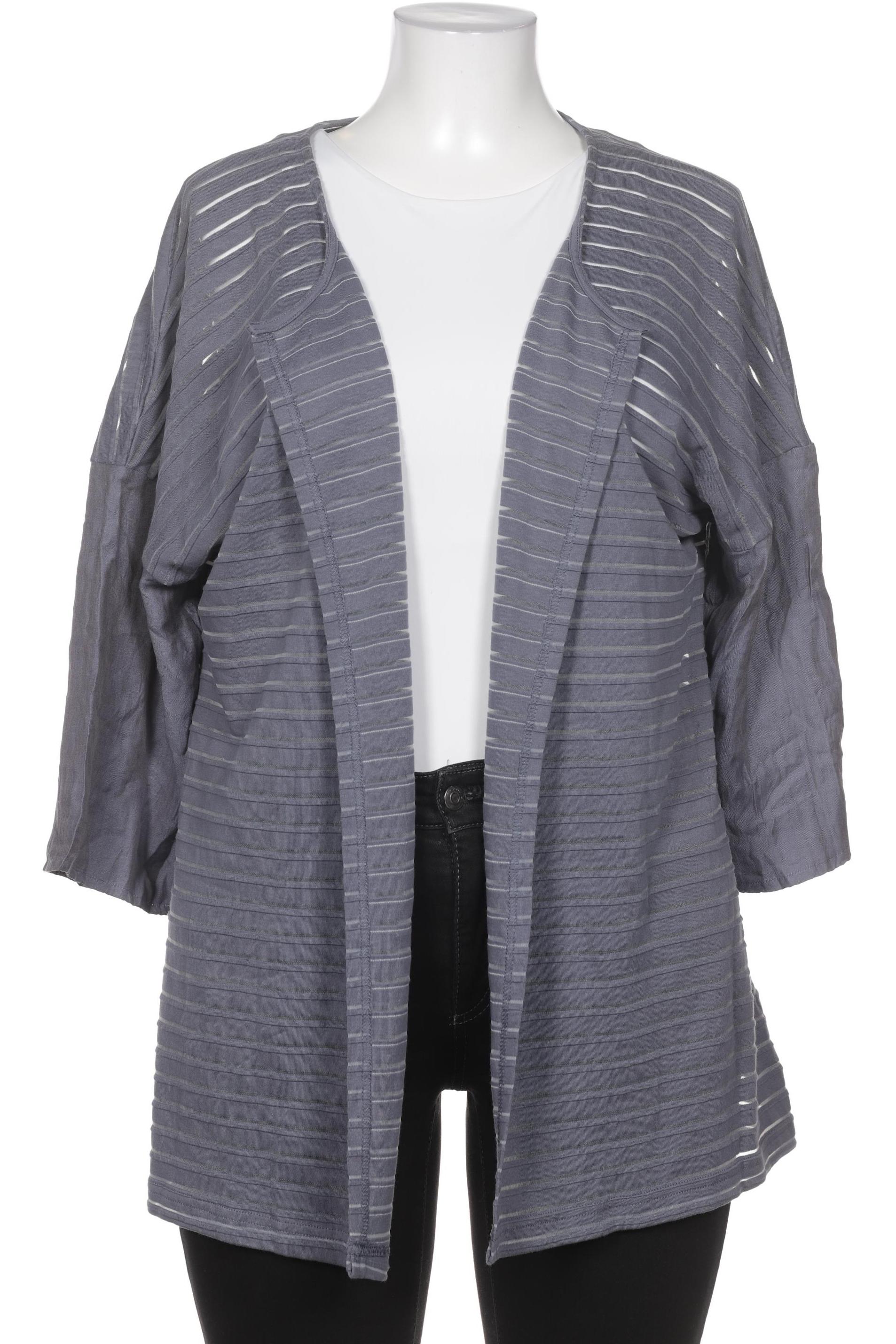 

Ulla Popken Damen Strickjacke, blau, Gr. 46