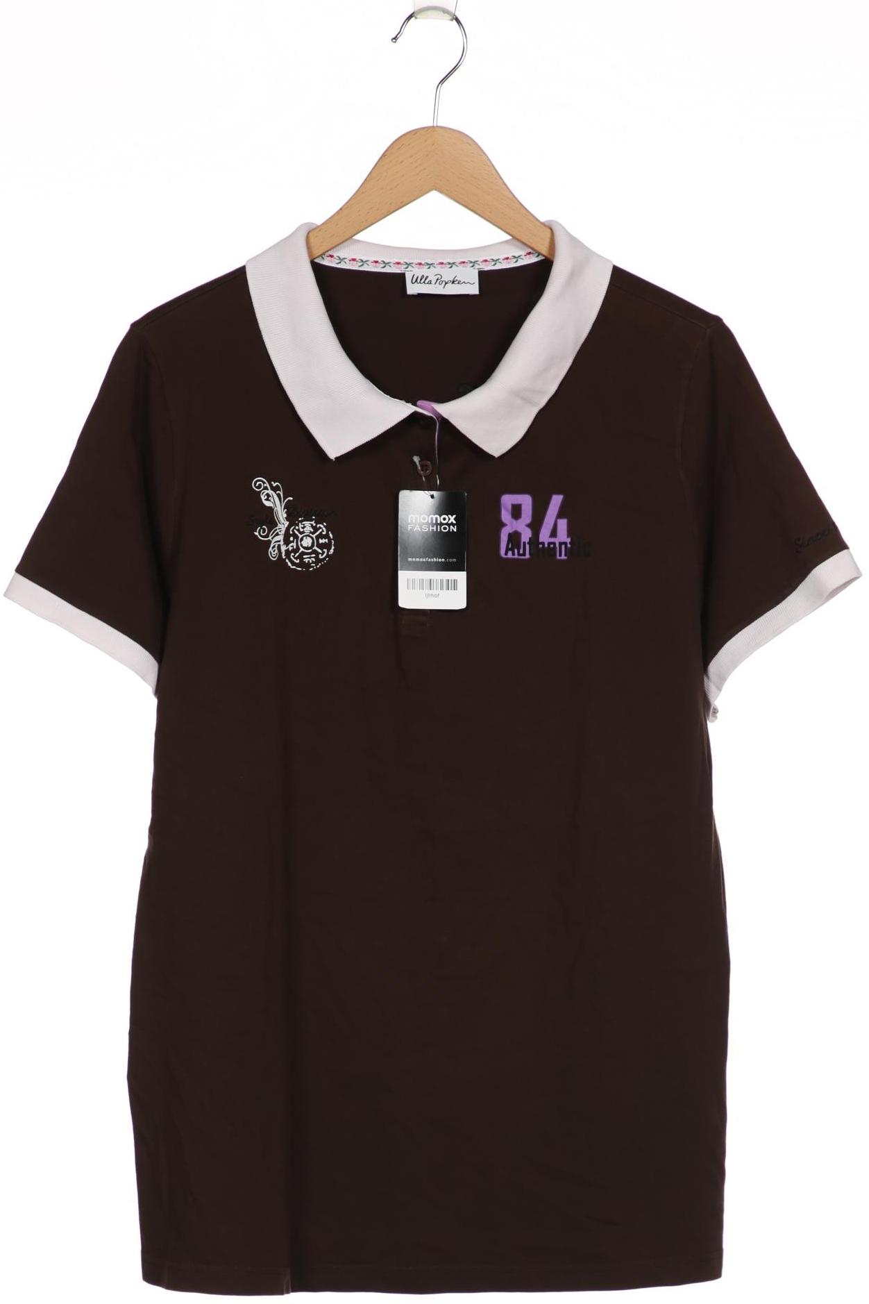 

Ulla Popken Damen Poloshirt, braun