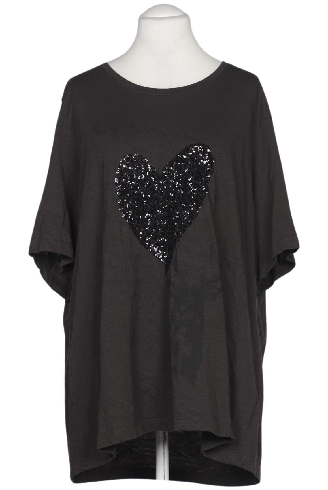 

Ulla Popken Damen T-Shirt, grau, Gr. 54