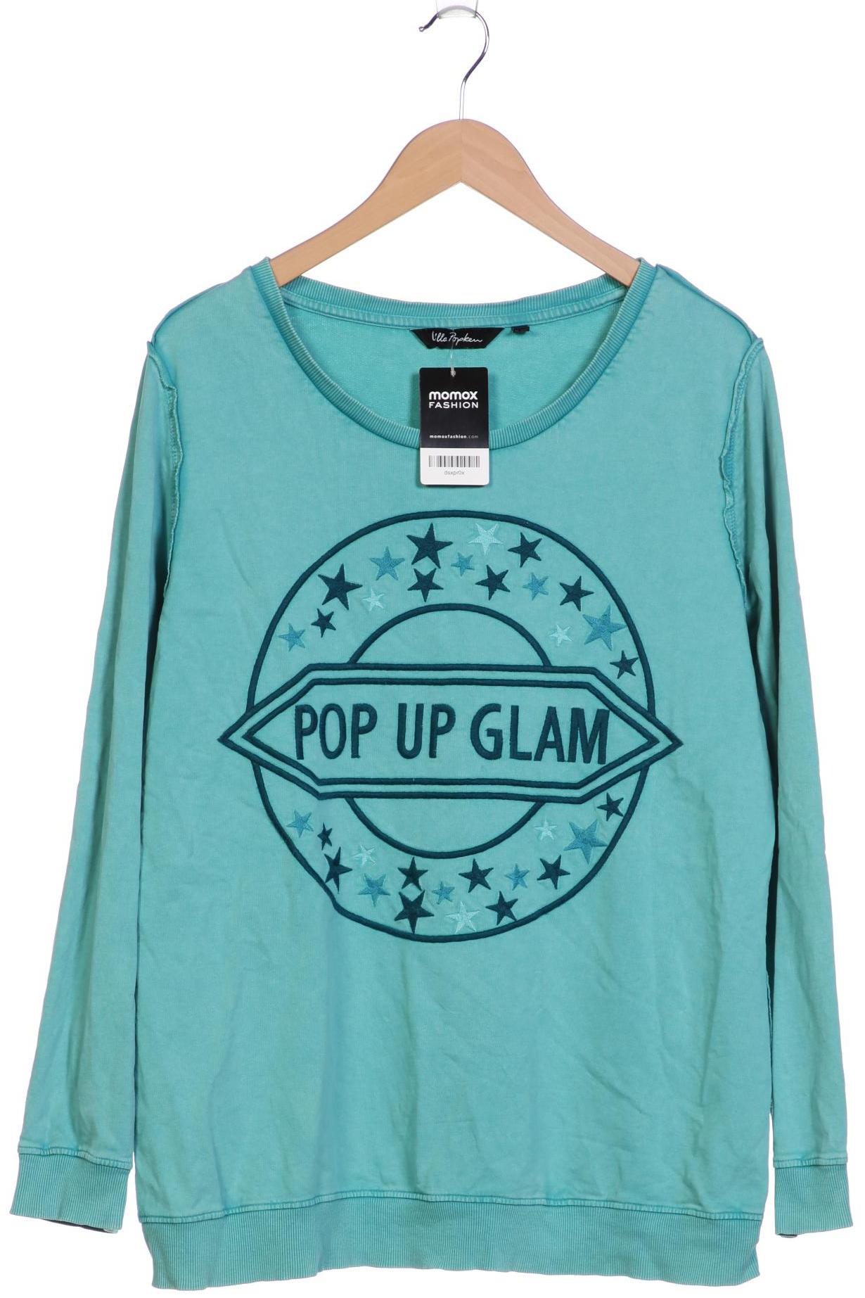 

Ulla Popken Damen Sweatshirt, türkis, Gr. 42