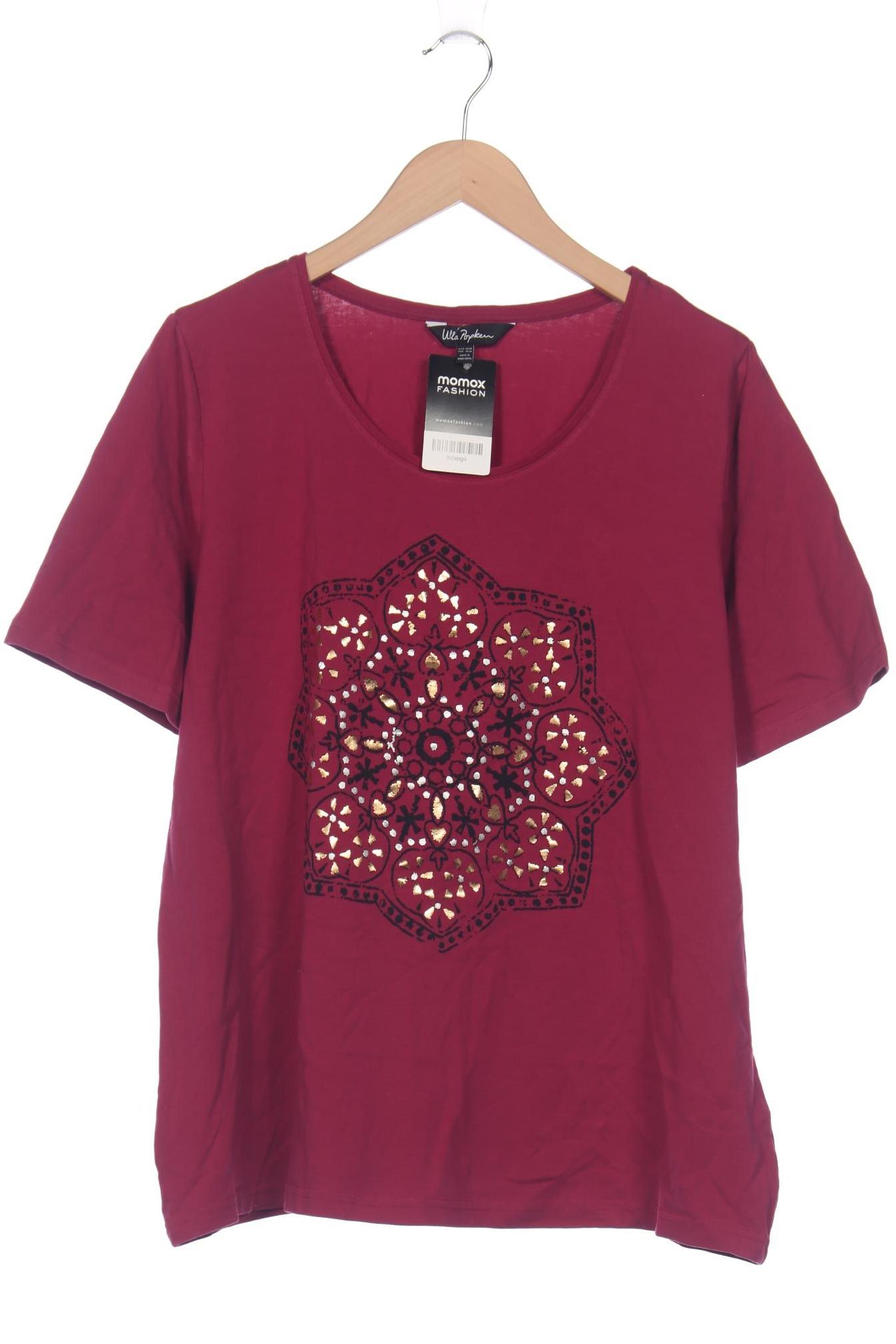

Ulla Popken Damen T-Shirt, bordeaux, Gr. 46
