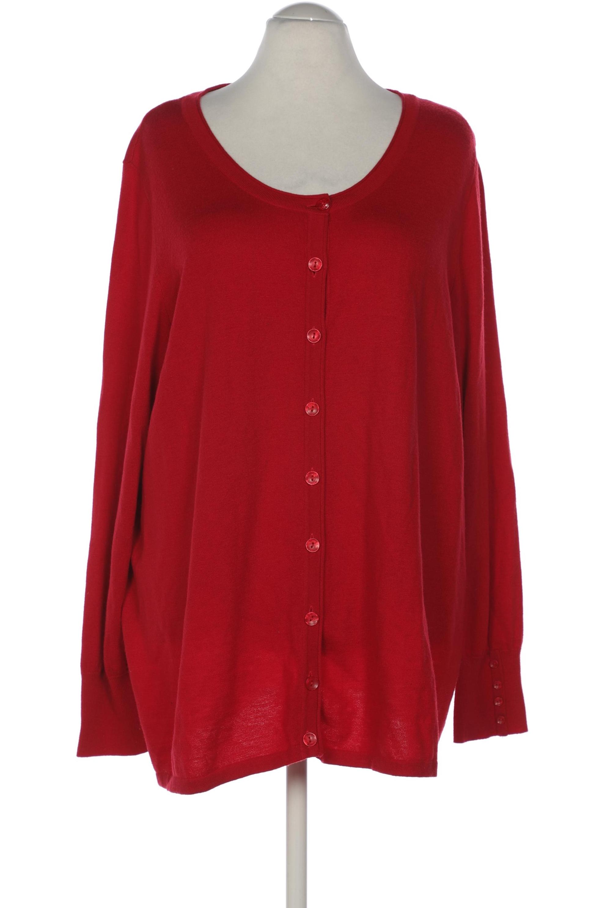 

Ulla Popken Damen Strickjacke, rot, Gr. 54