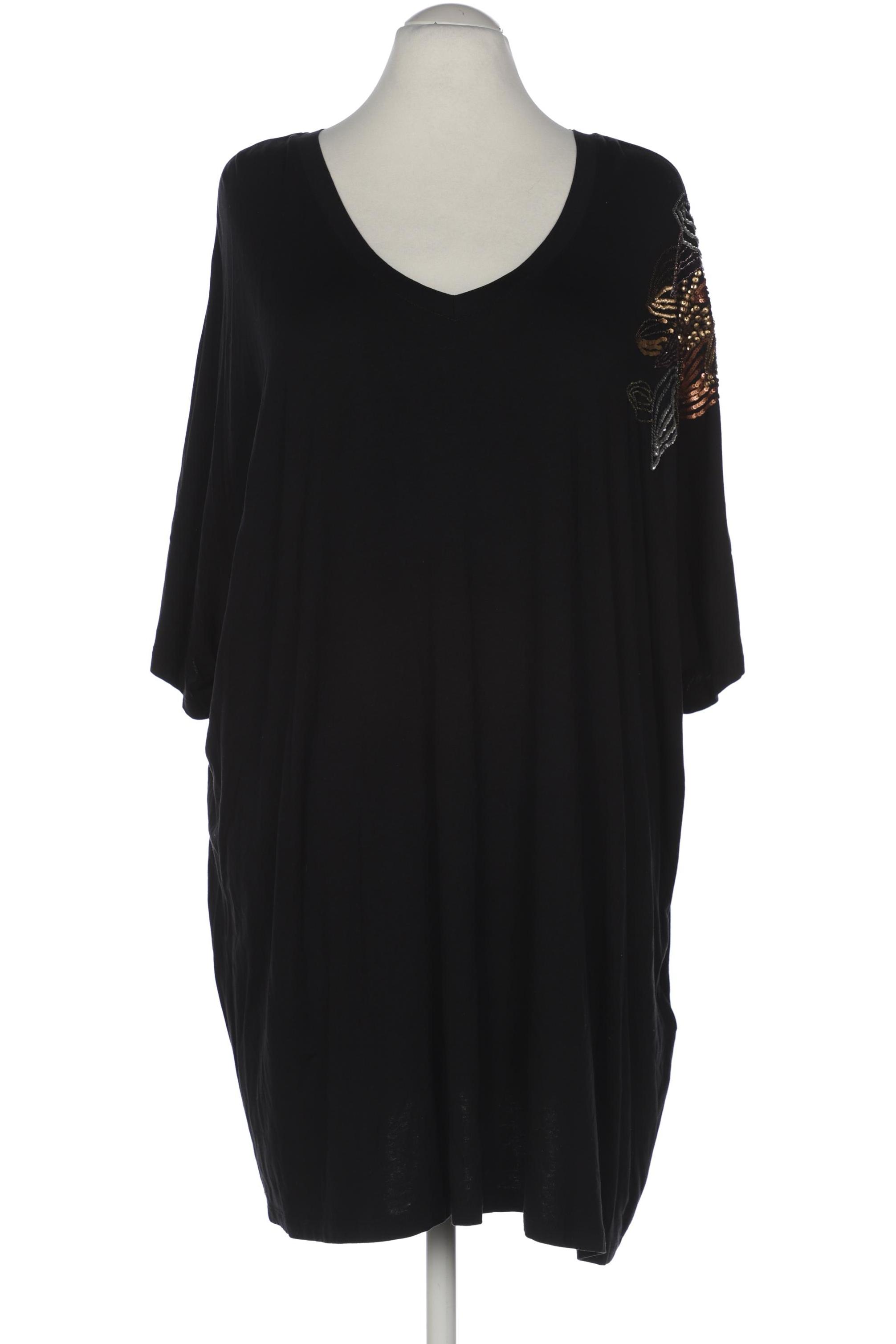 

Ulla Popken Damen T-Shirt, schwarz, Gr. 58