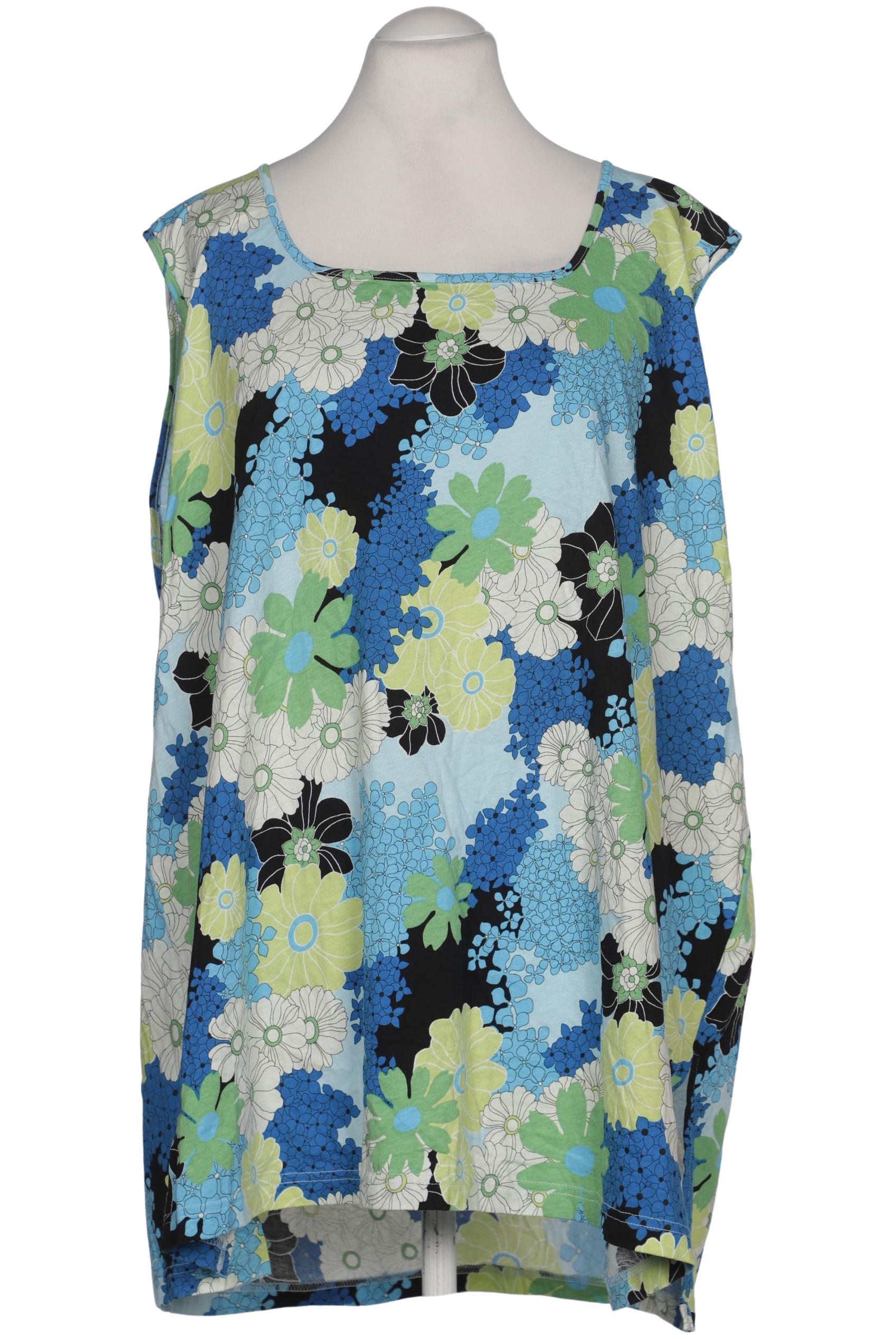 

Ulla Popken Damen Top, blau, Gr. 58