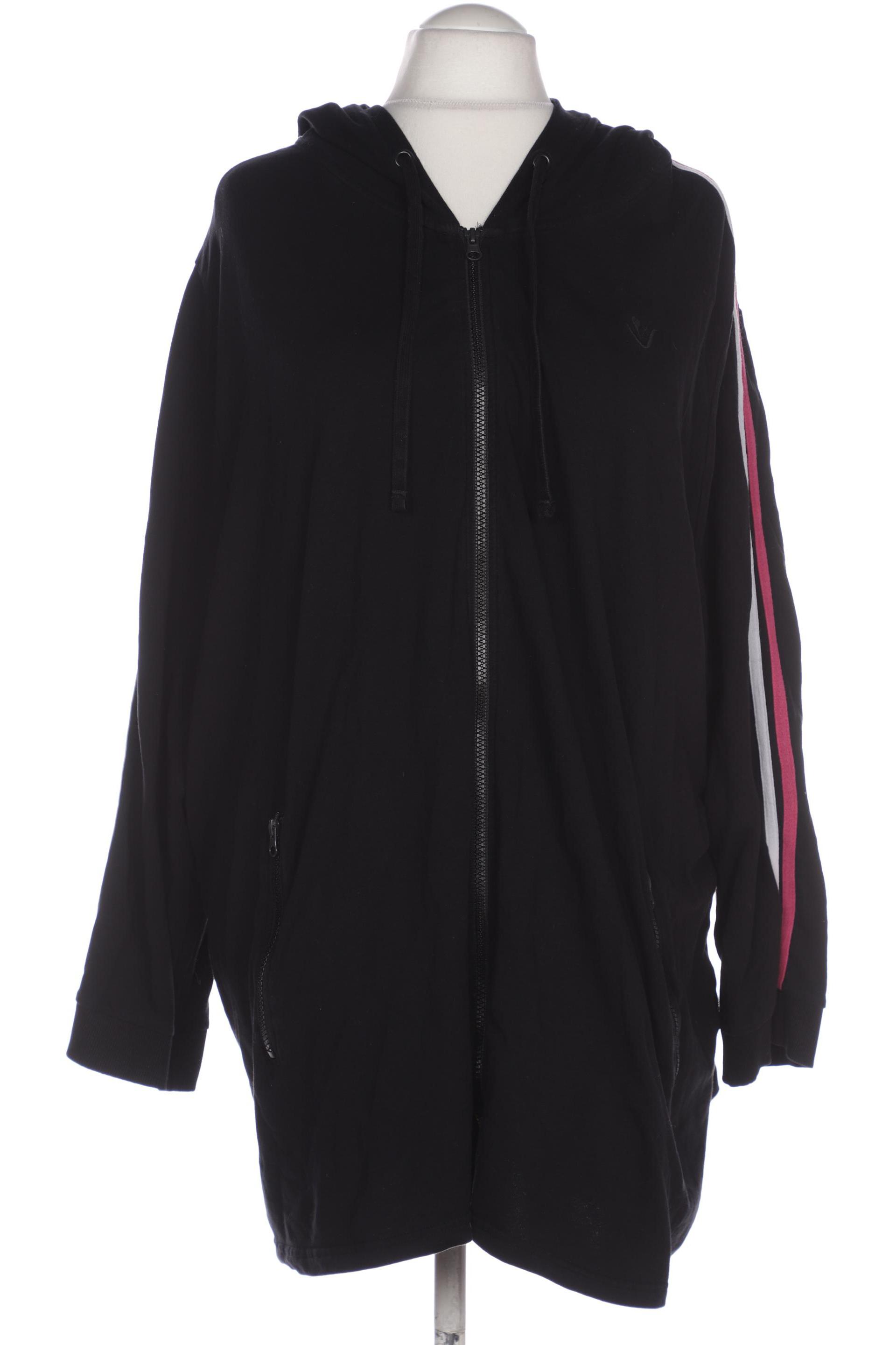

Ulla Popken Damen Kapuzenpullover, schwarz, Gr. 58