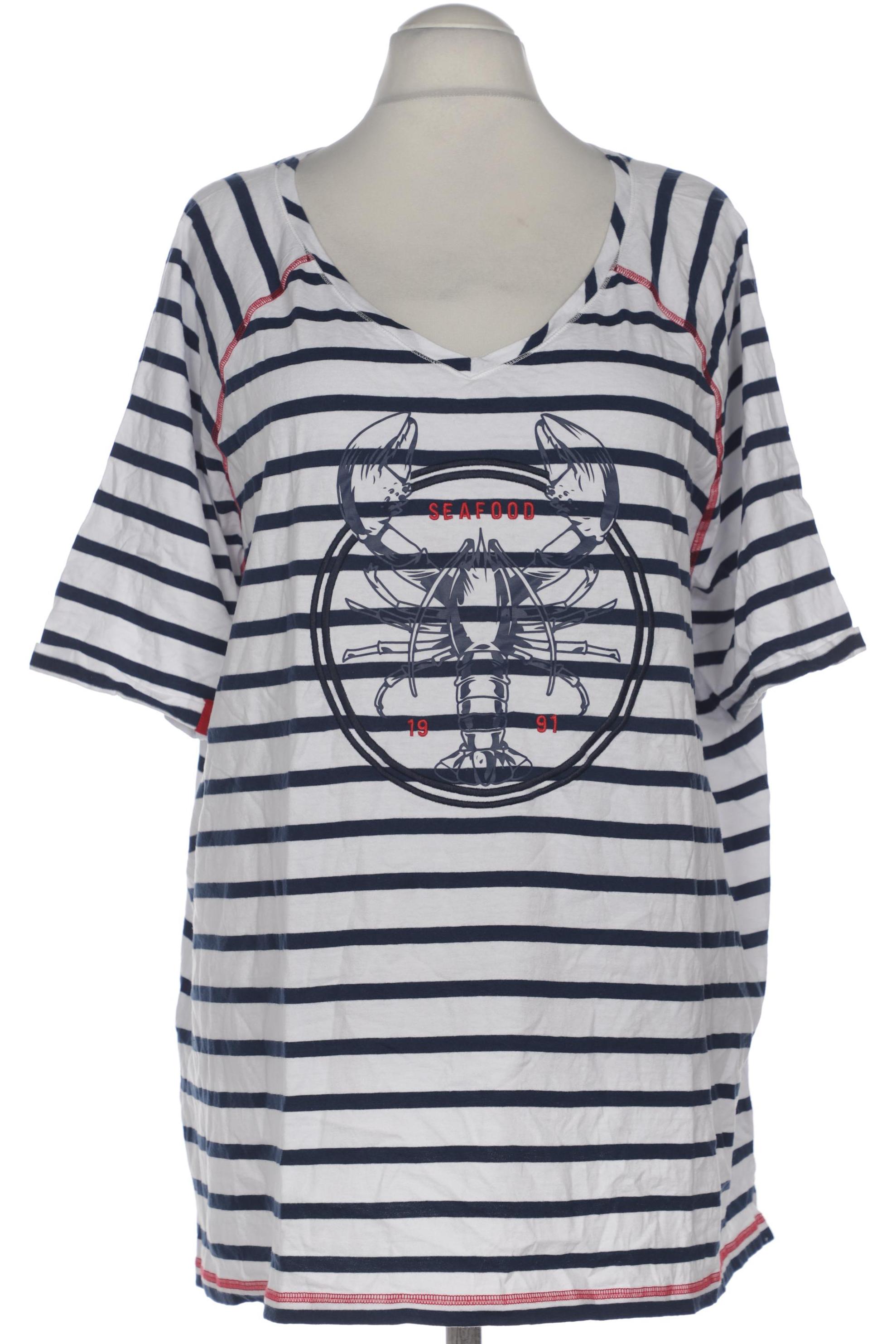

Ulla Popken Damen T-Shirt, weiß, Gr. 54