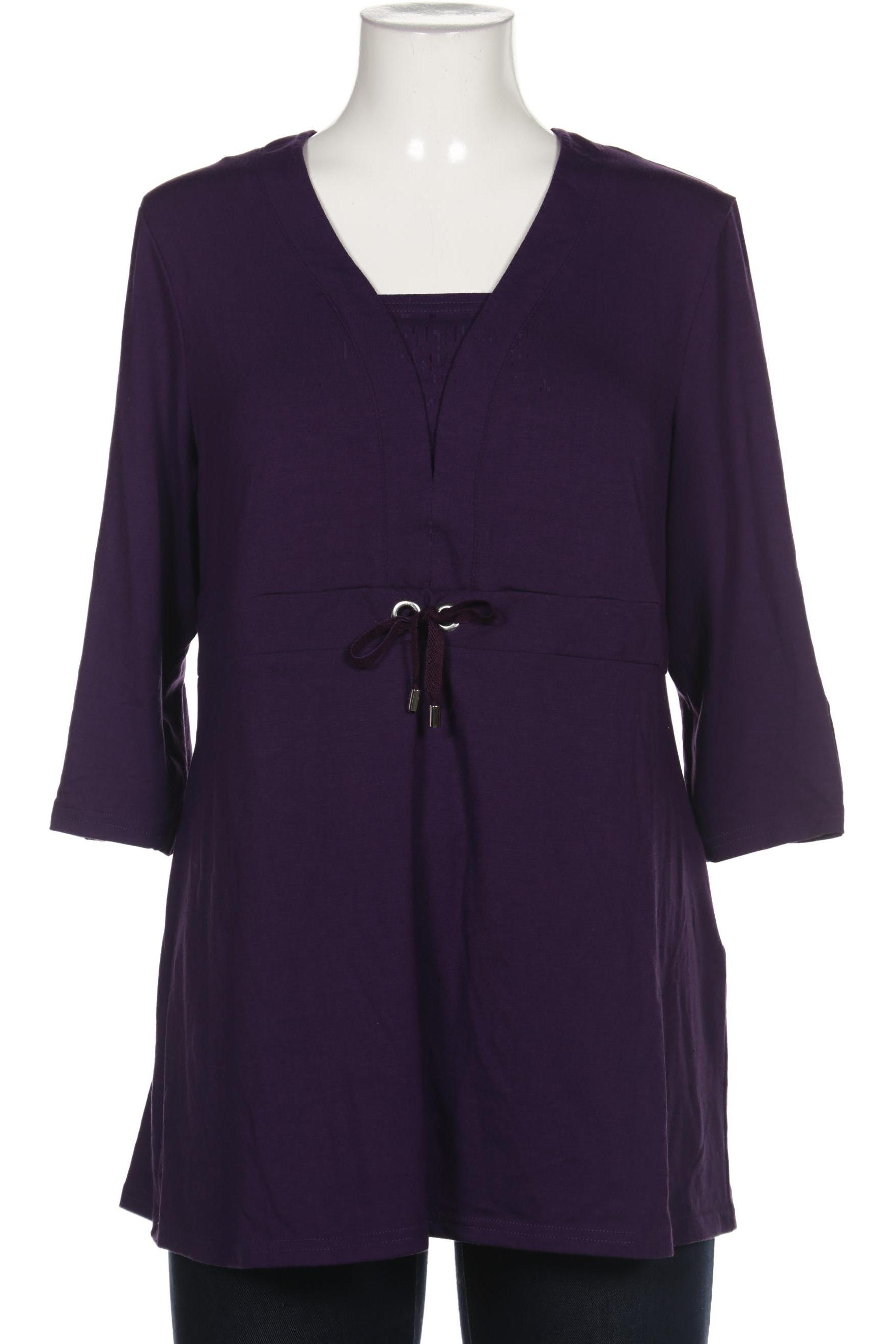 

Ulla Popken Damen Langarmshirt, flieder, Gr. 42