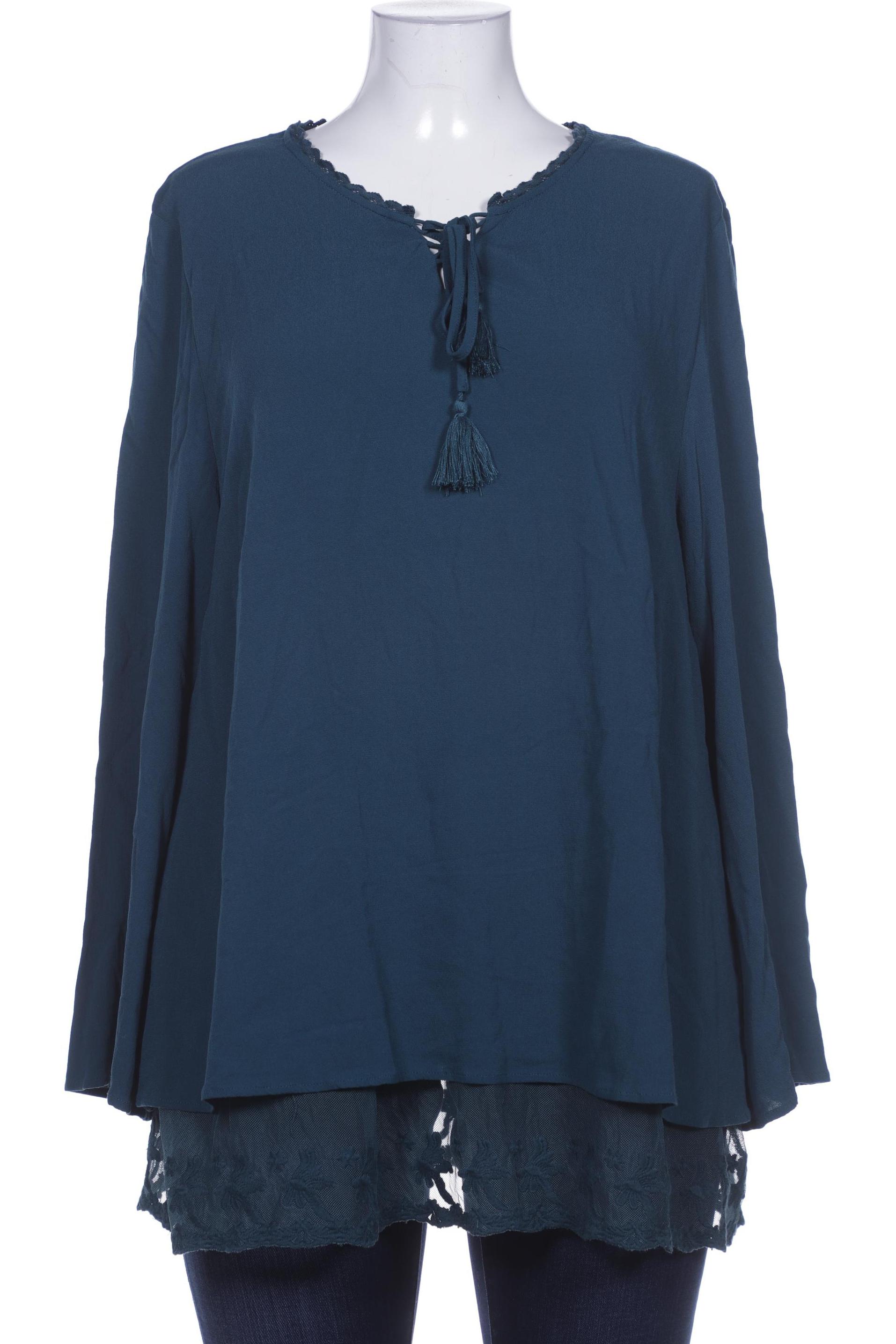 

Ulla Popken Damen Bluse, türkis, Gr. 50