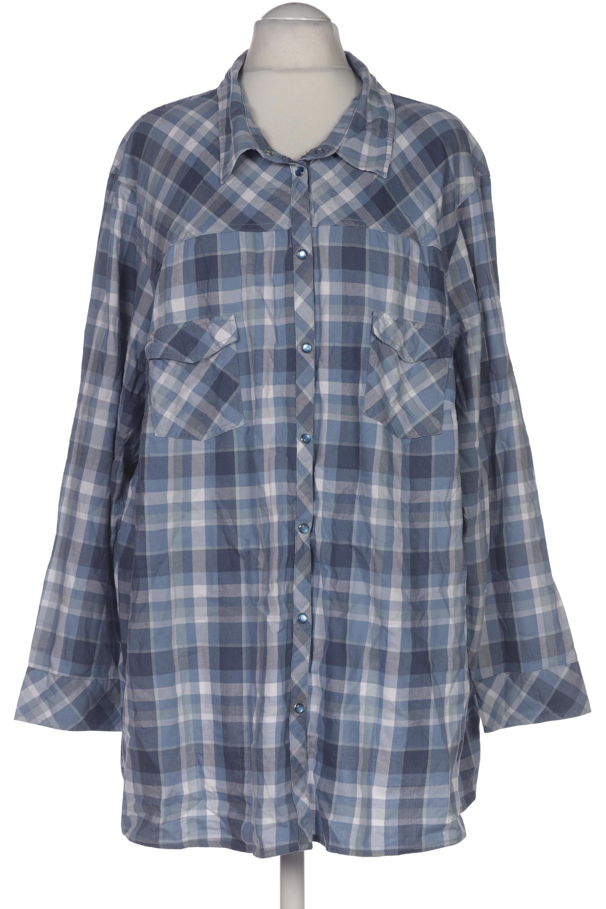 

Ulla Popken Damen Bluse, blau, Gr. 58