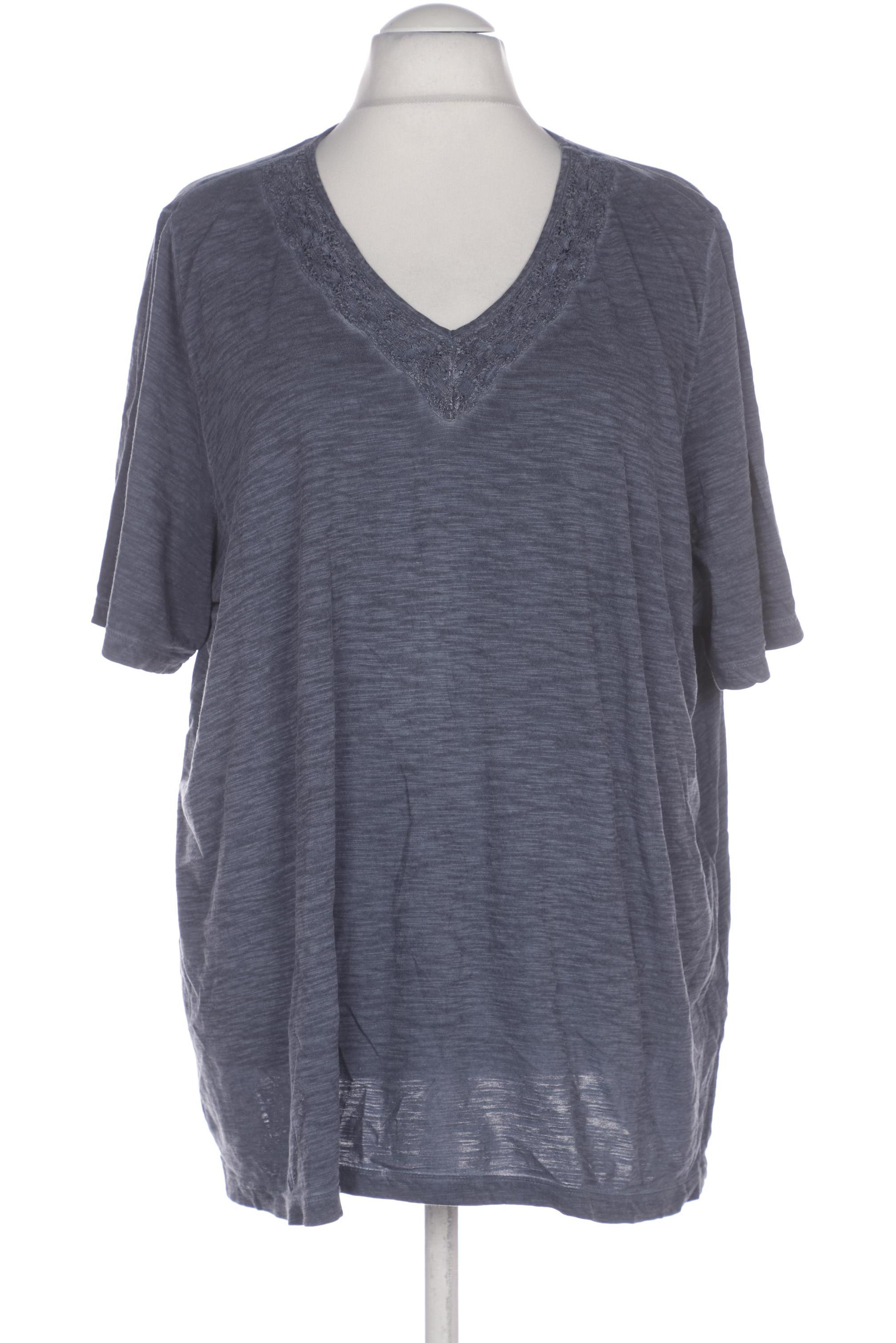 

Ulla Popken Damen T-Shirt, blau, Gr. 54