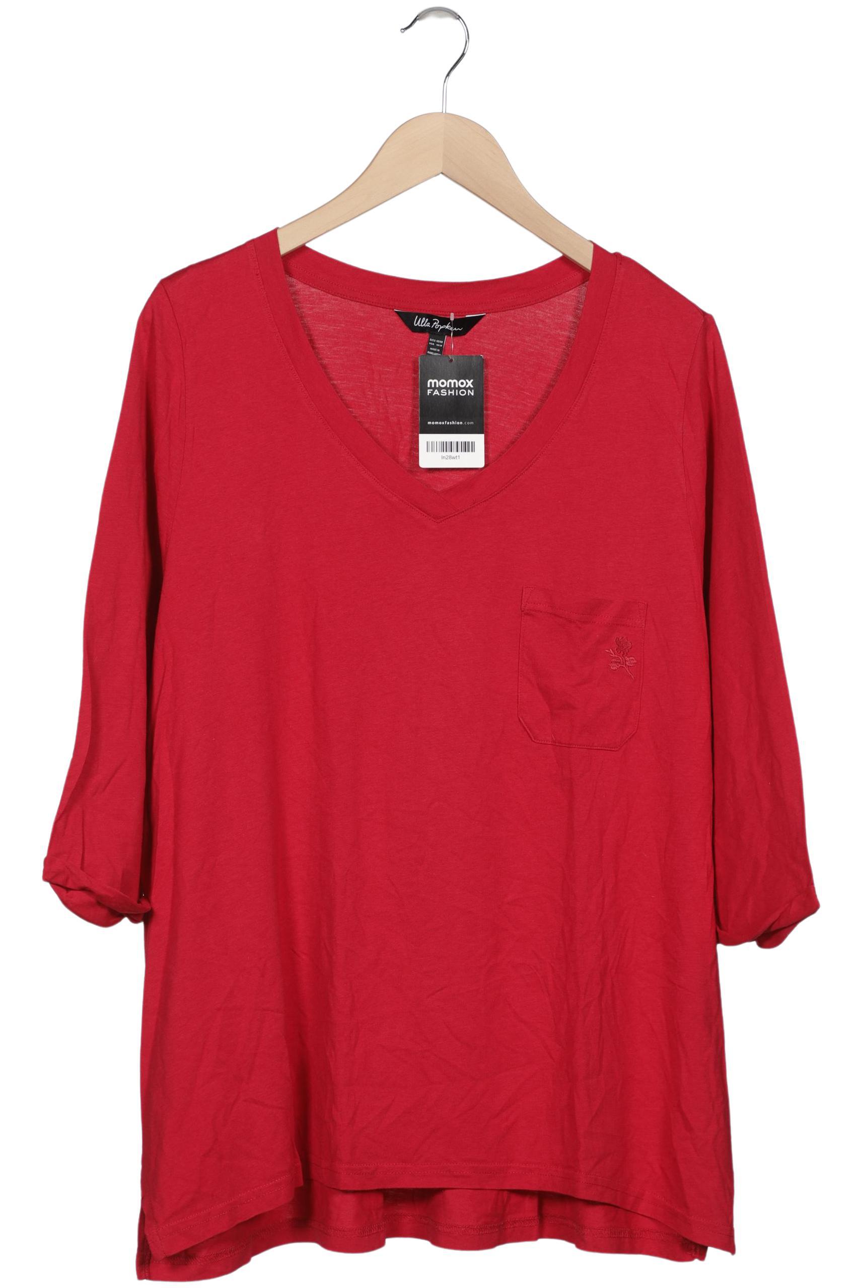 

Ulla Popken Damen T-Shirt, rot, Gr. 46
