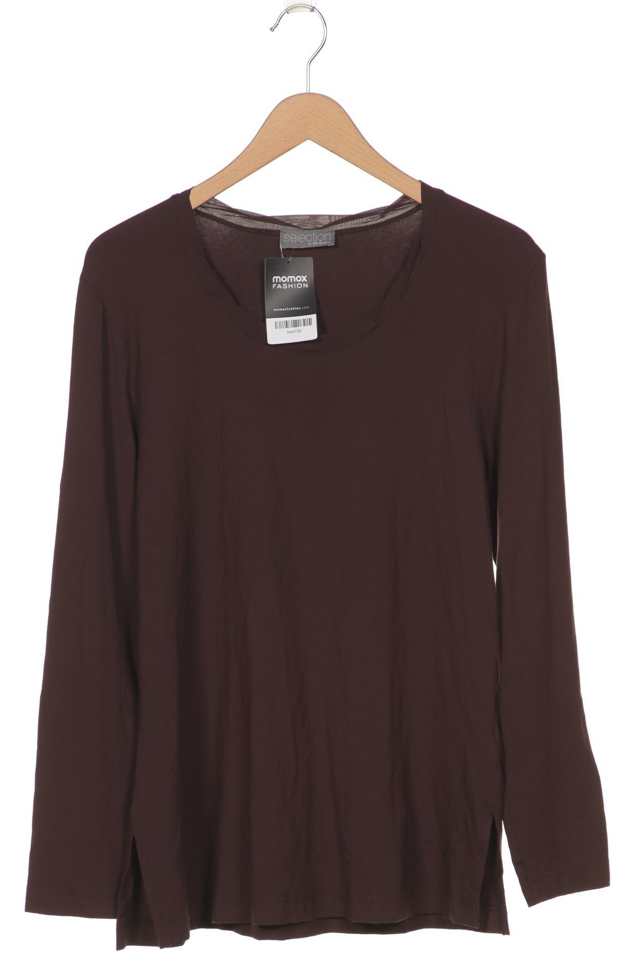 

Ulla Popken Damen Langarmshirt, braun