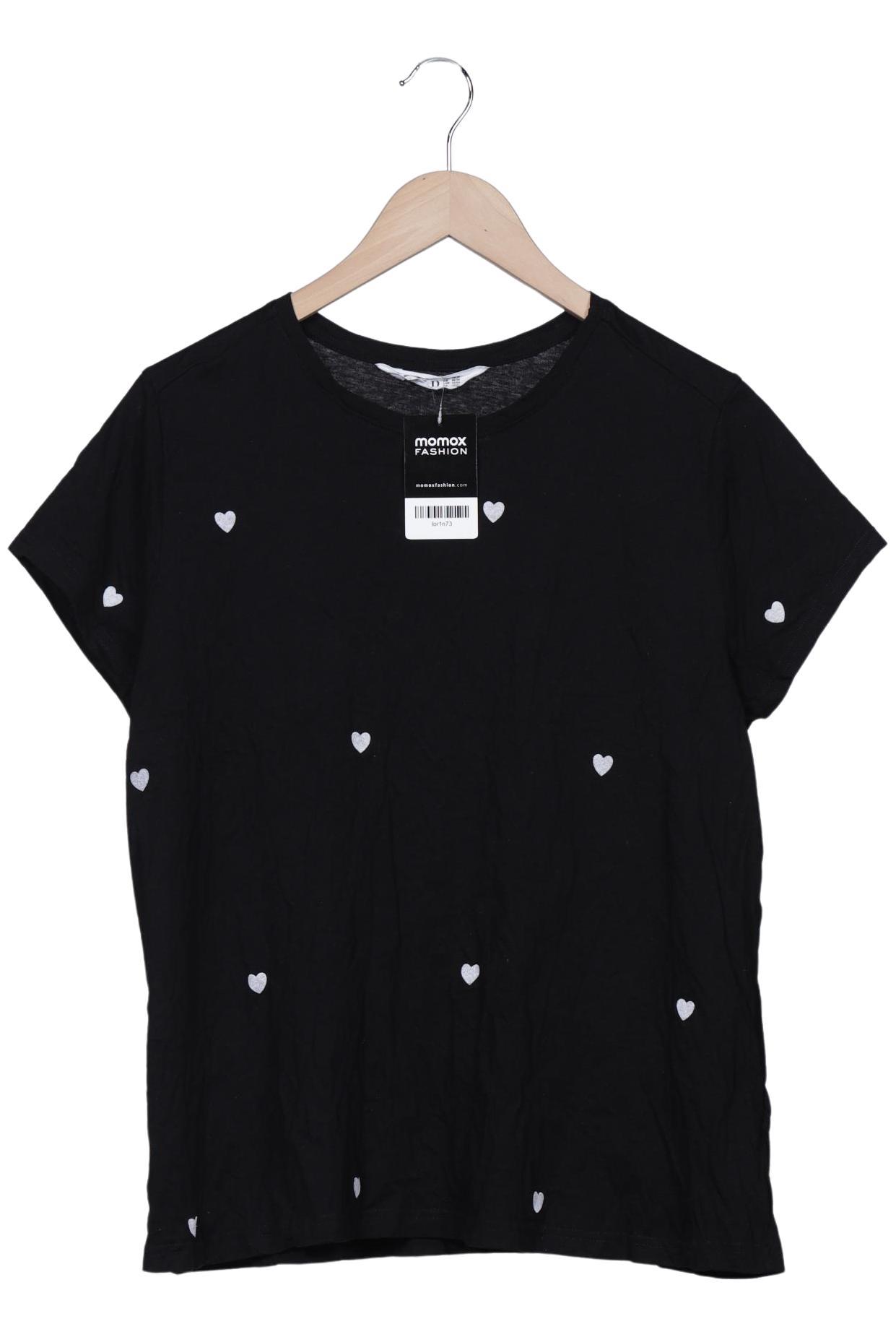 

Ulla Popken Damen T-Shirt, schwarz, Gr. 46