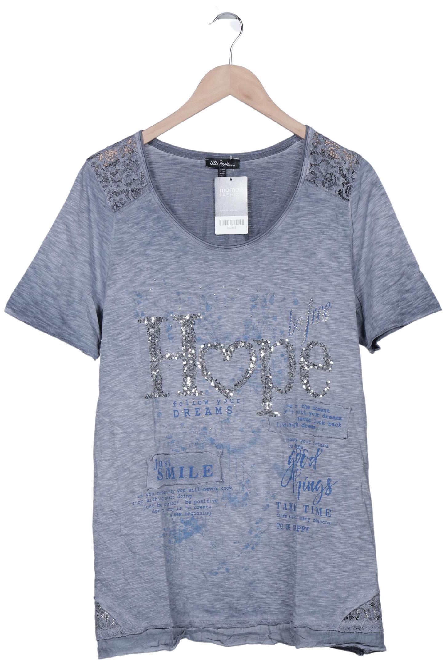 

Ulla Popken Damen T-Shirt, grau, Gr. 42