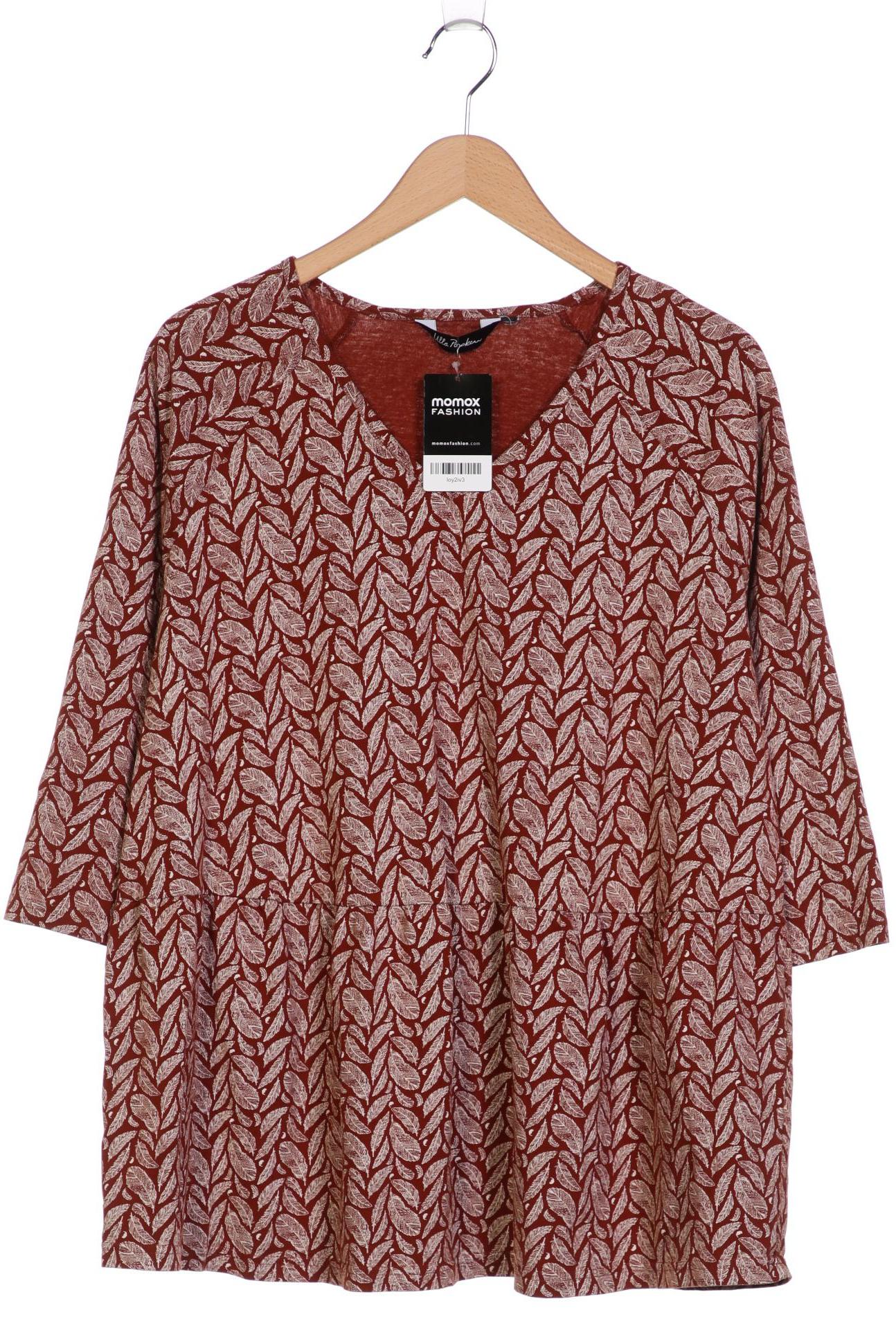 

Ulla Popken Damen Langarmshirt, braun, Gr. 48