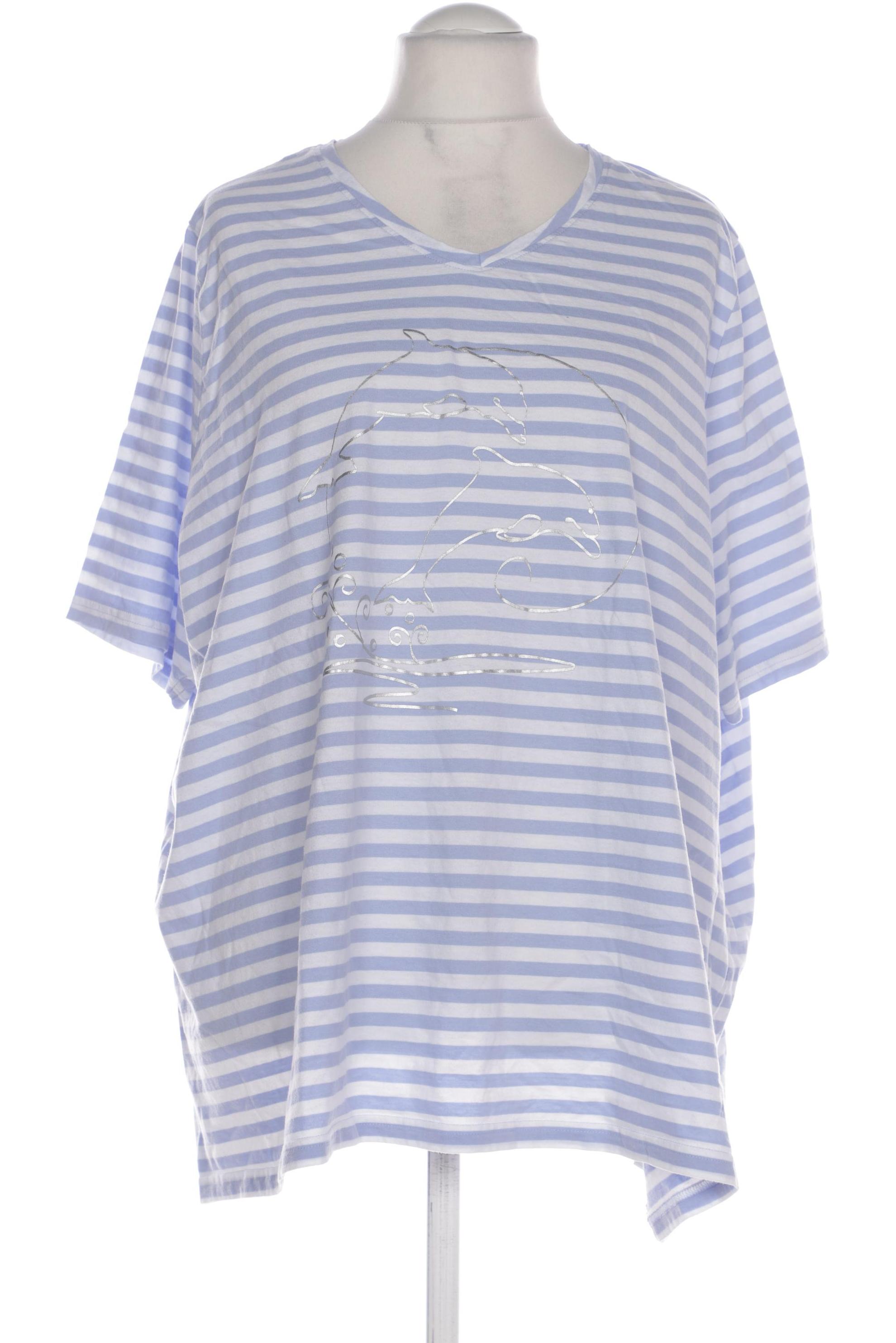 

Ulla Popken Damen T-Shirt, blau, Gr. 58