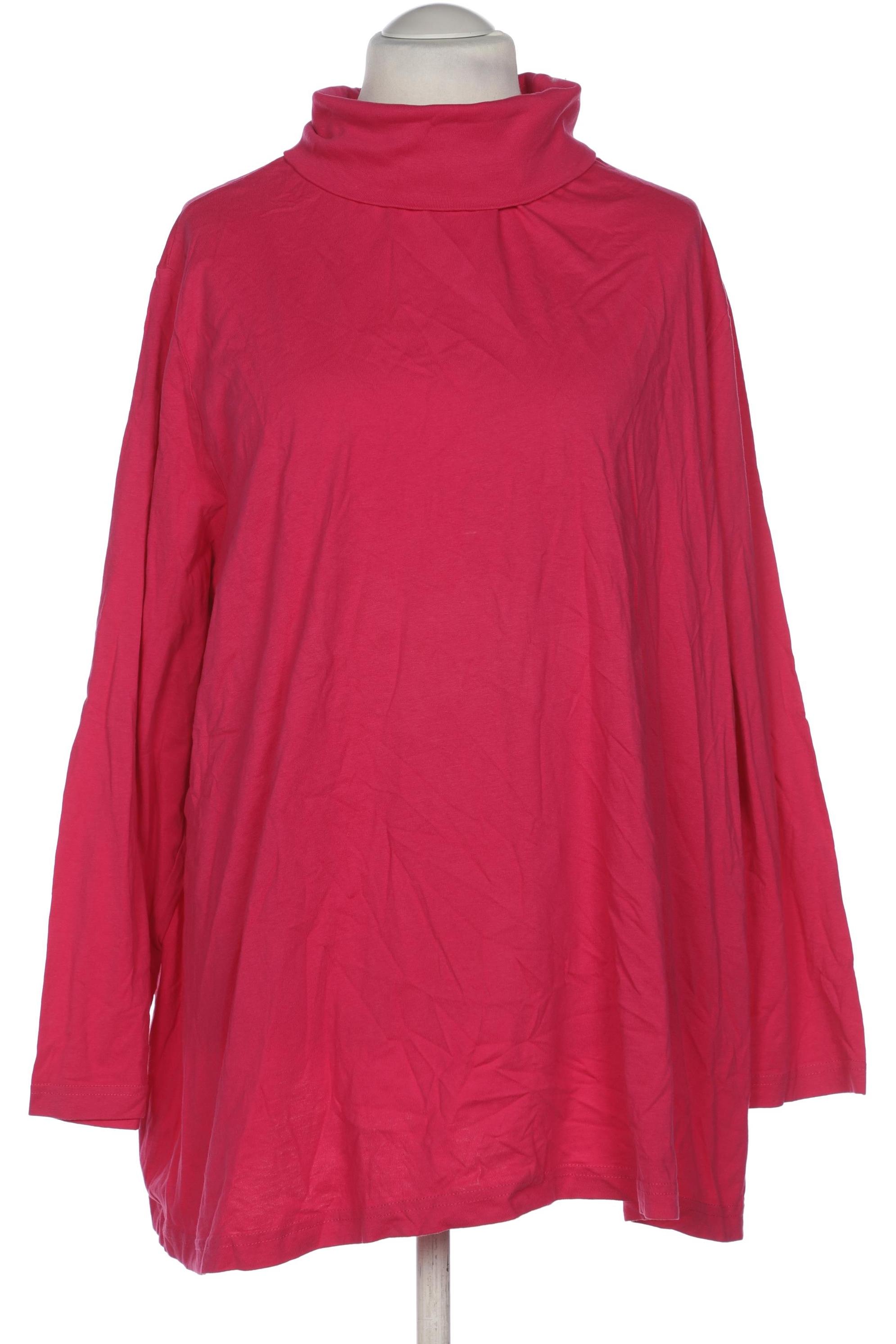 

Ulla Popken Damen Langarmshirt, pink, Gr. 58