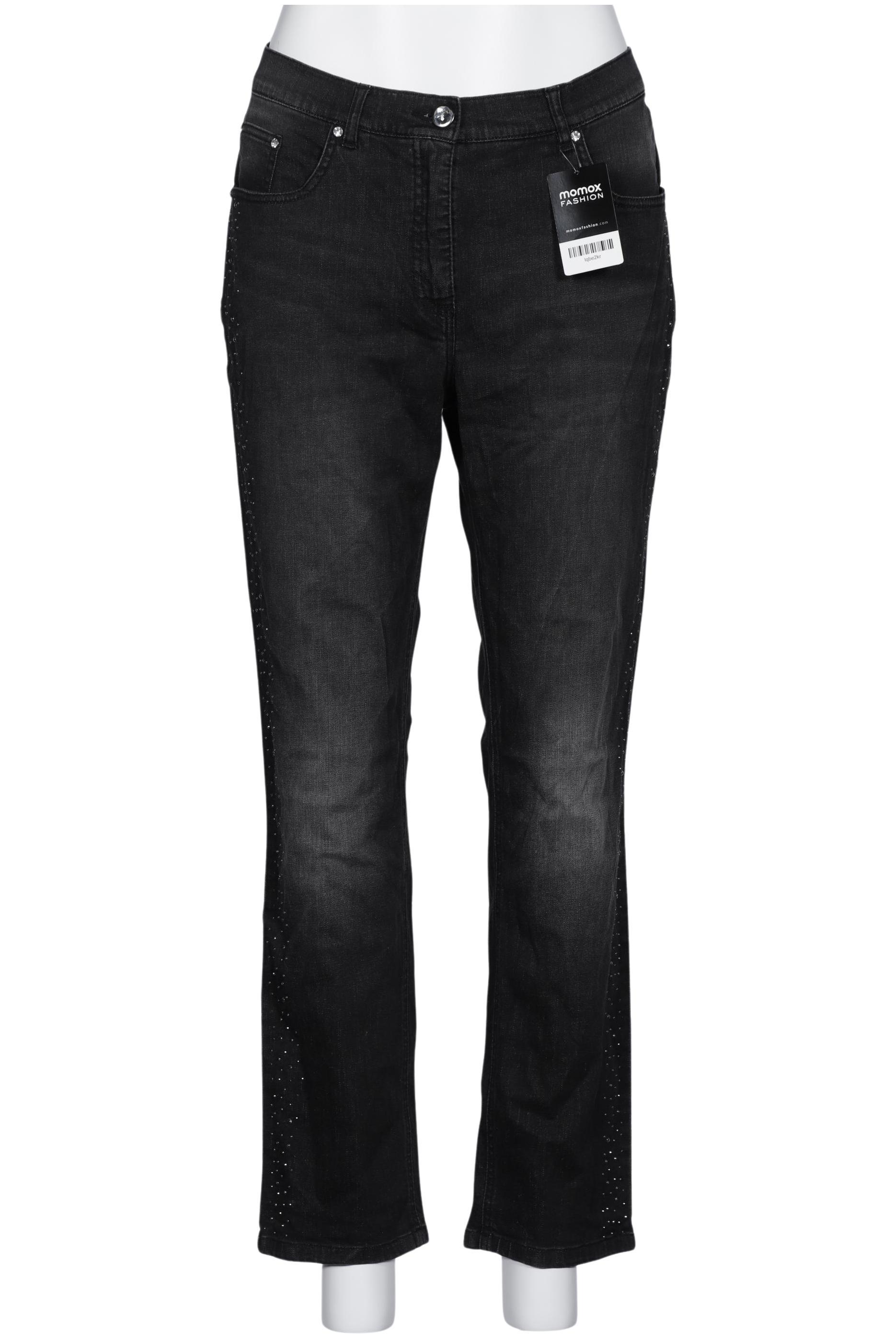 

Ulla Popken Damen Jeans, schwarz, Gr. 46