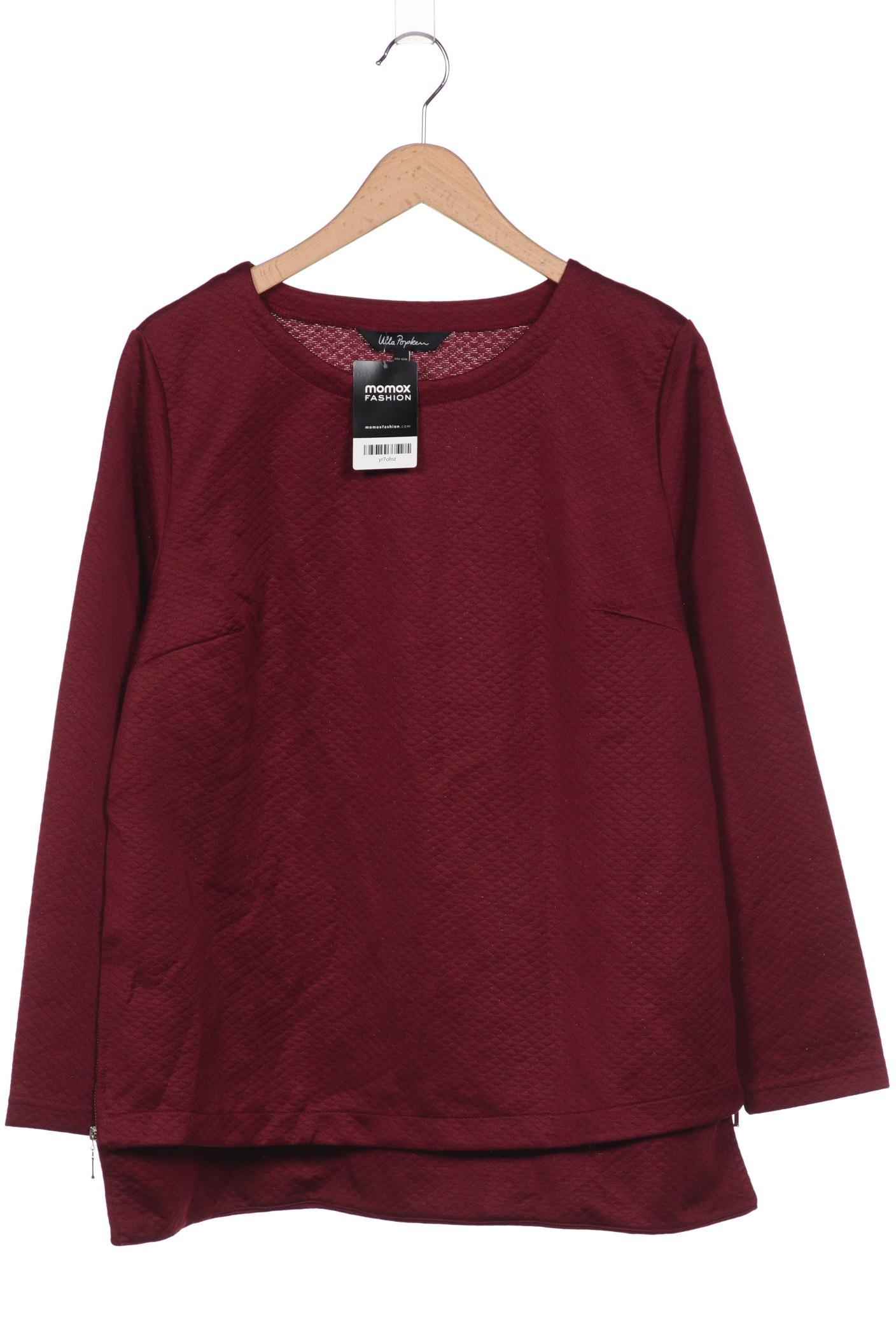 

Ulla Popken Damen Sweatshirt, bordeaux