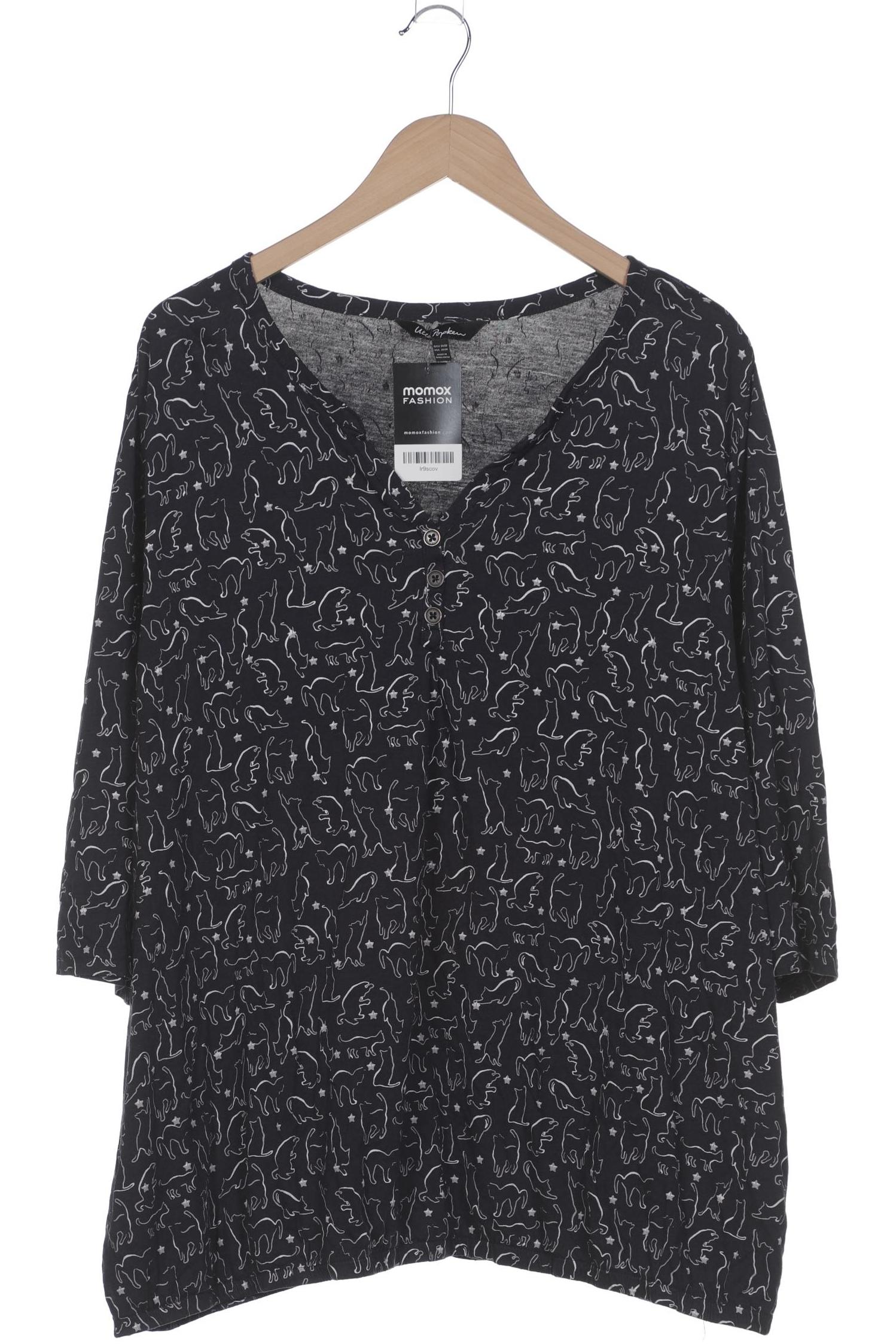 

Ulla Popken Damen Langarmshirt, marineblau, Gr. 54